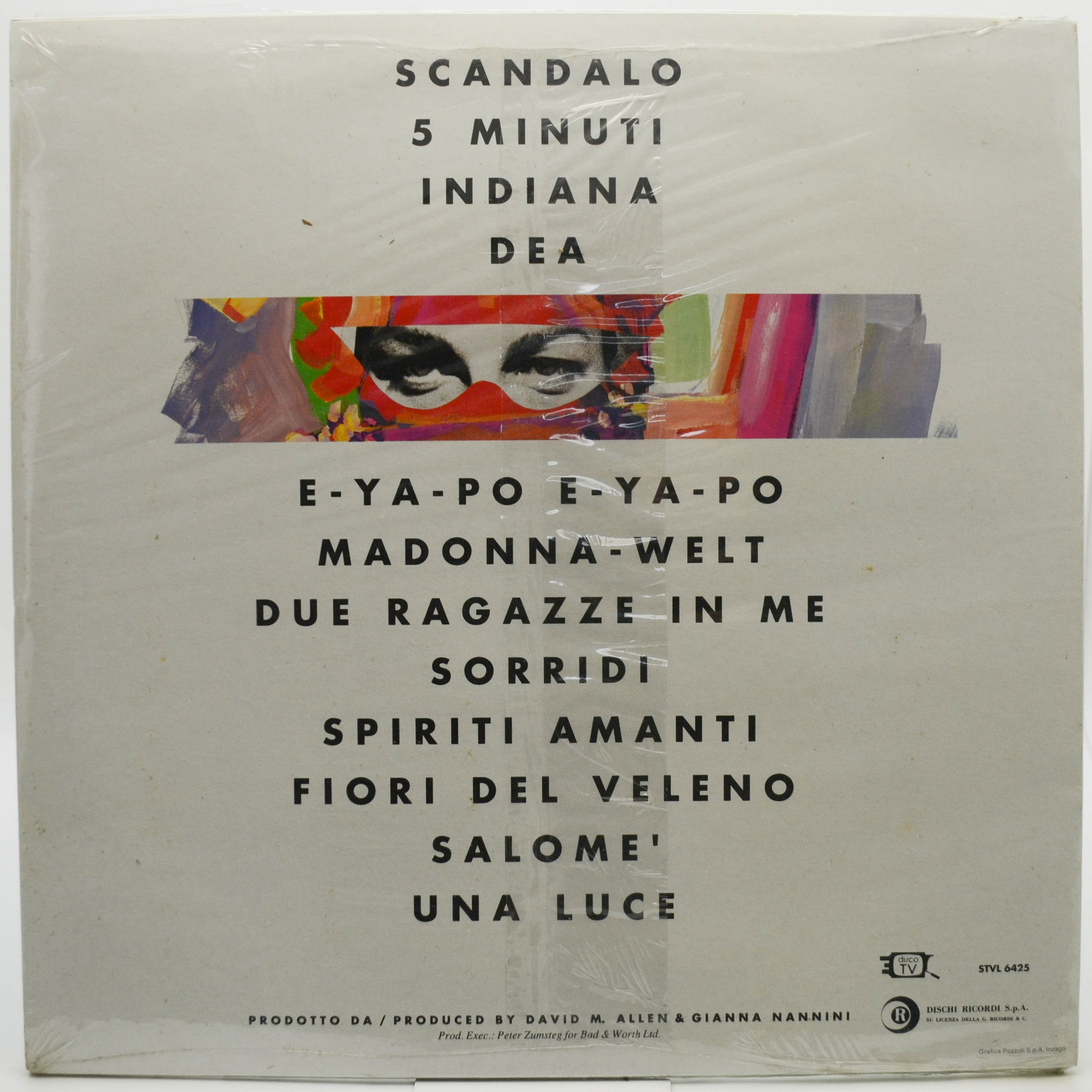 Gianna Nannini — Scandalo (1-st, Italy), 1990