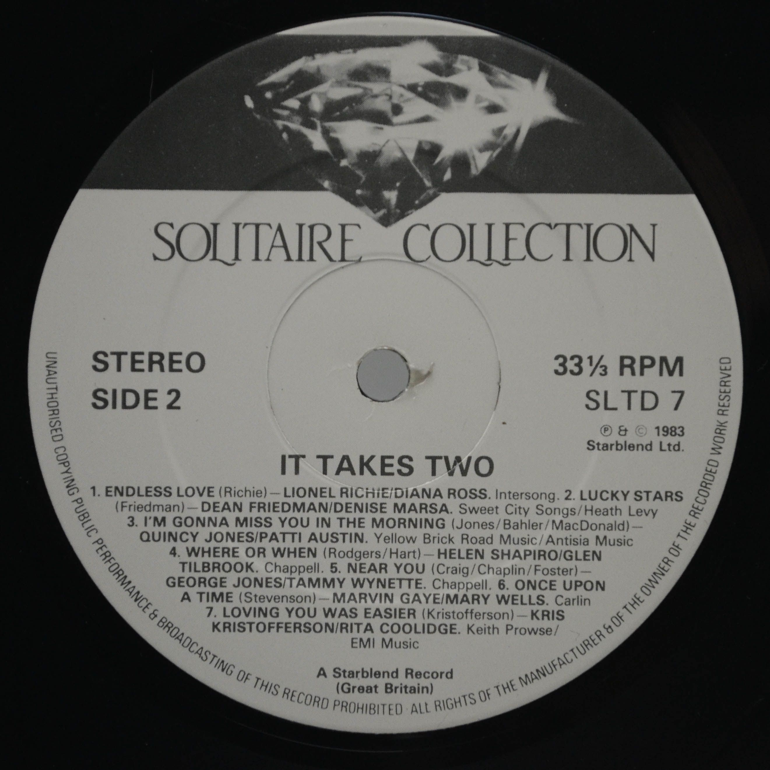 Various — It Takes Two (28 Songs Of Love For Two) (2LP, UK), 1983