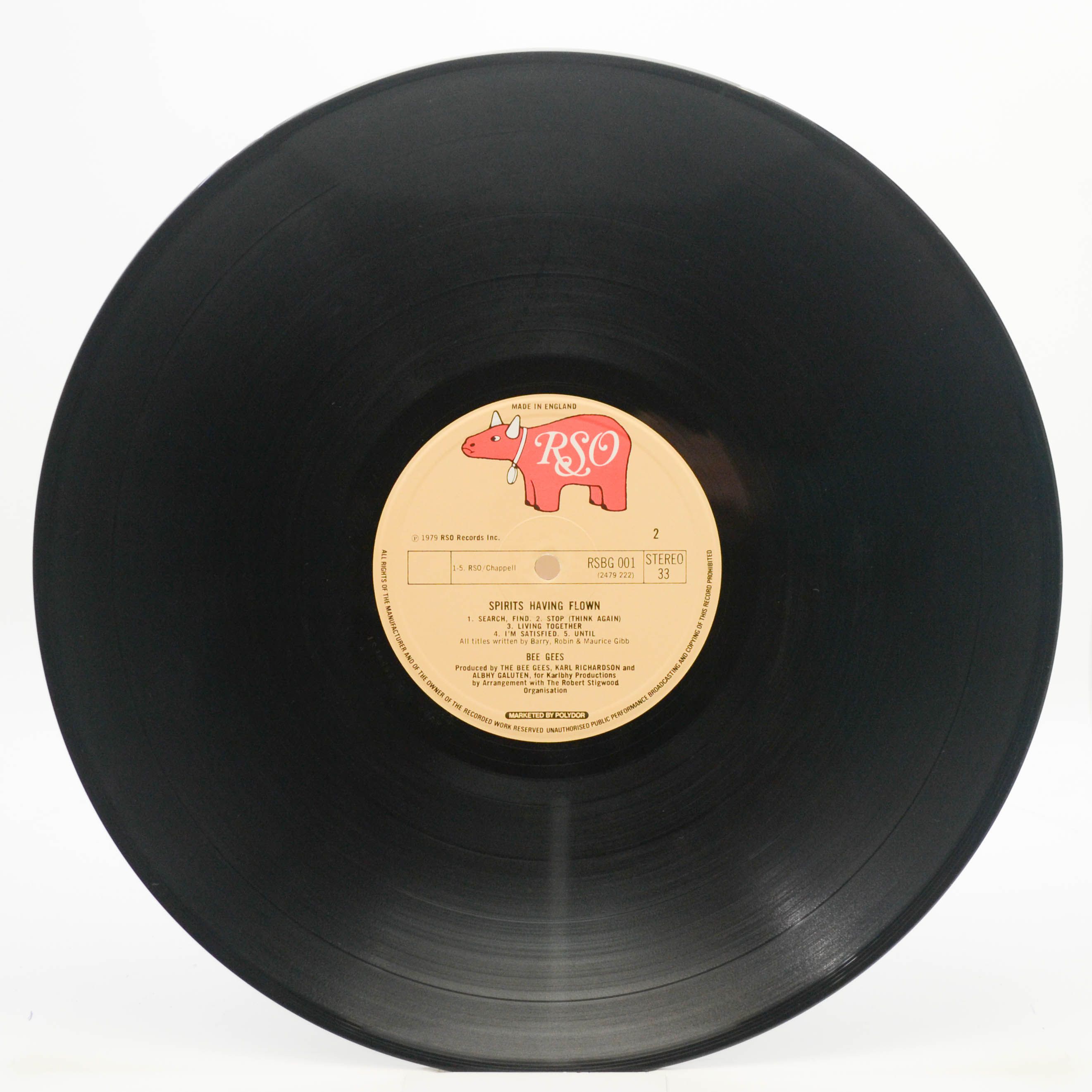 Bee Gees — Spirits Having Flown (1-st, UK), 1979