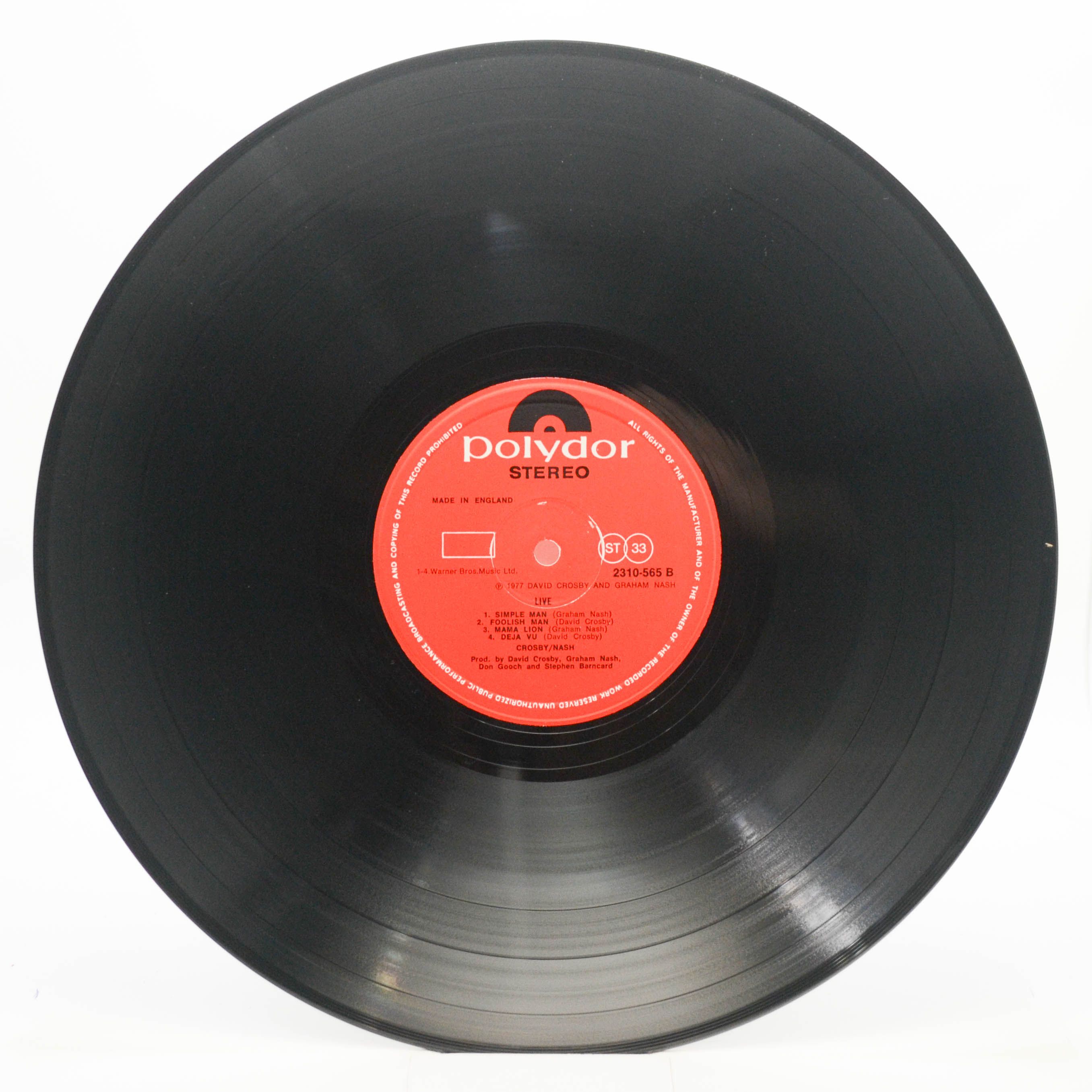 Crosby-Nash — Live (UK), 1977