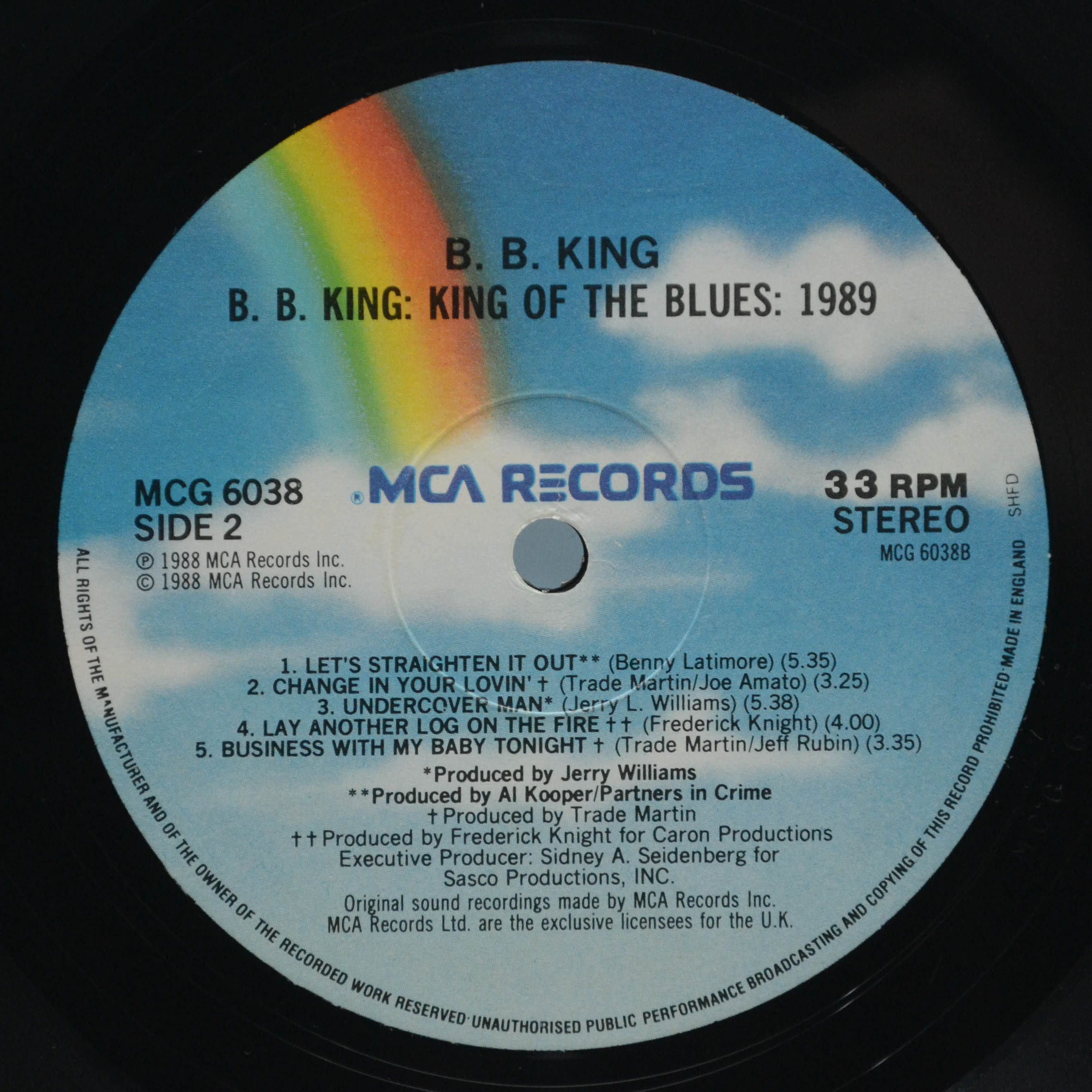 B.B. King — King Of The Blues 1989, 1988