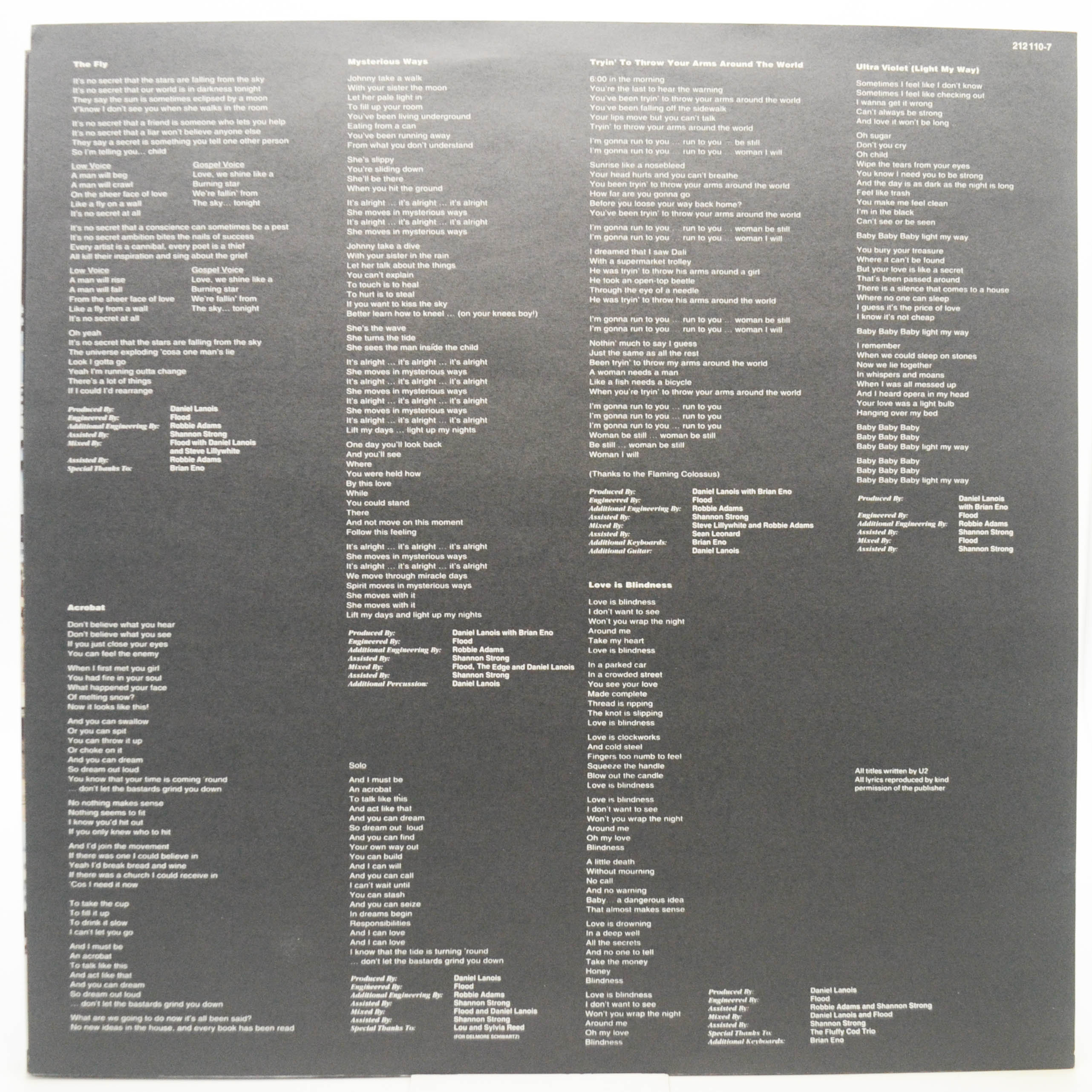 U2 — Achtung Baby, 1991