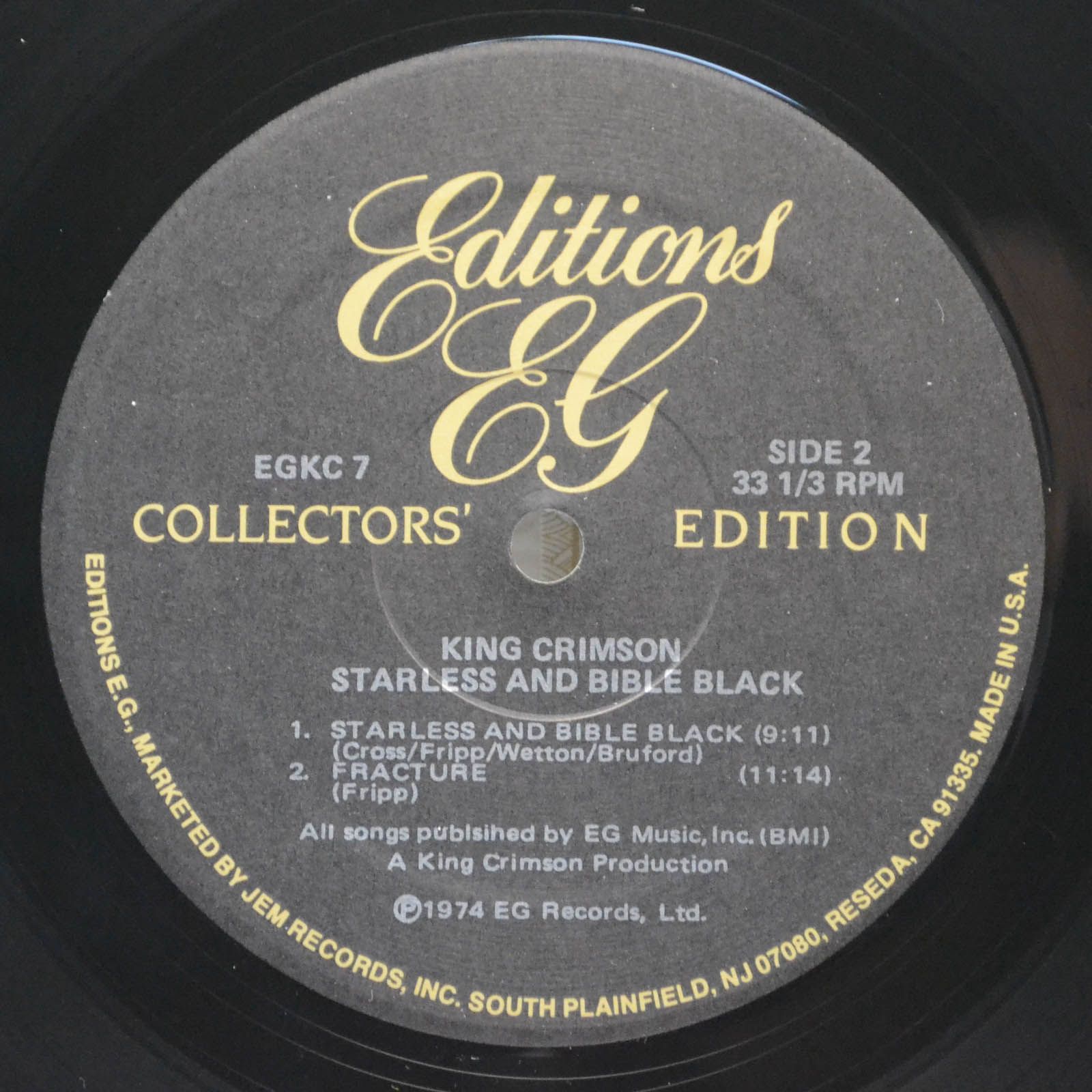King Crimson — Starless And Bible Black (USA), 1974
