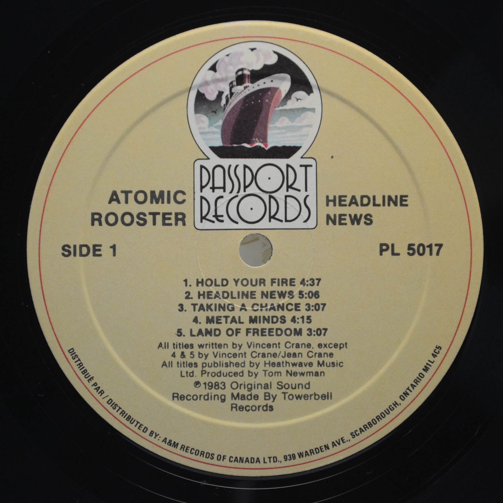 Atomic Rooster — Headline News, 1983