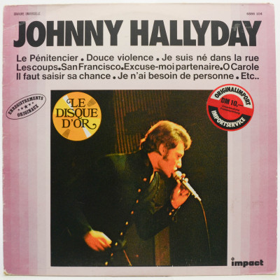 Виниловая пластинка Johnny Hallyday, 1977