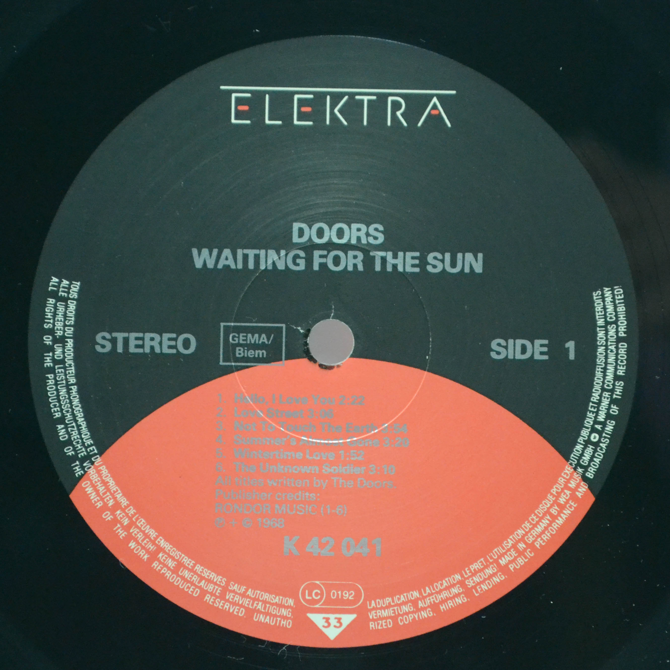 Doors — Waiting For The Sun, 1968