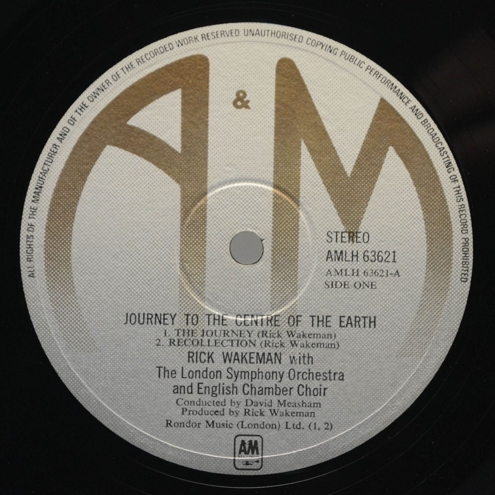 Rick Wakeman — Journey To The Centre Of The Earth (1-st UK, booklet), 1974