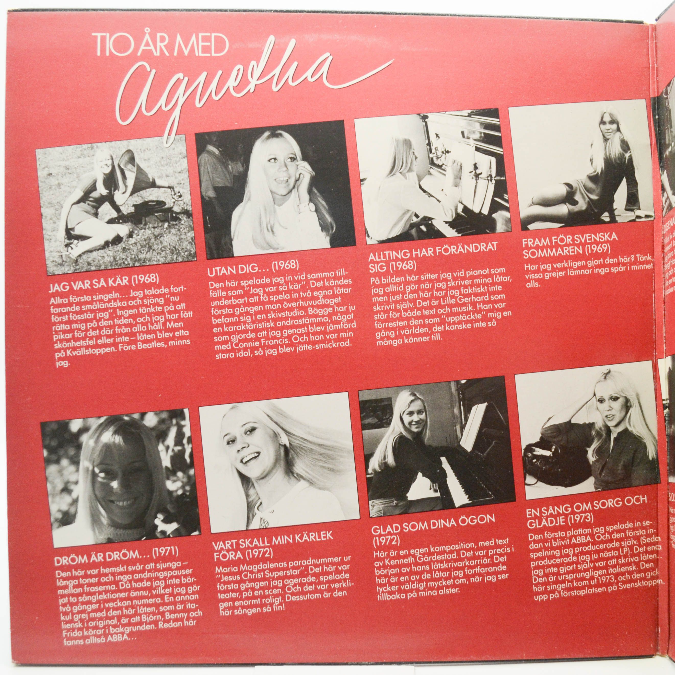 Виниловая пластинка Agnetha Fältskog — Tio År Med Agnetha (1-st, Sweden), 1979