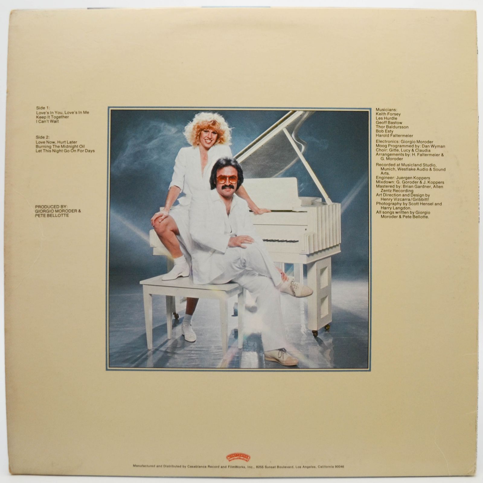 Giorgio And Chris — Love's In You, Love's In Me (1-st, USA), 1978
