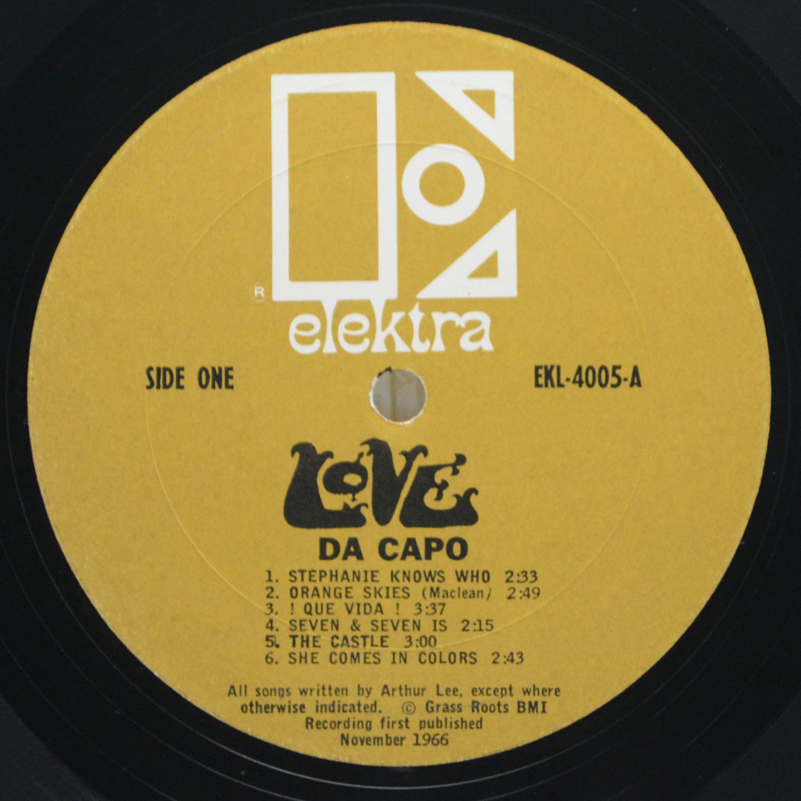 Love — Da Capo (USA), 1966