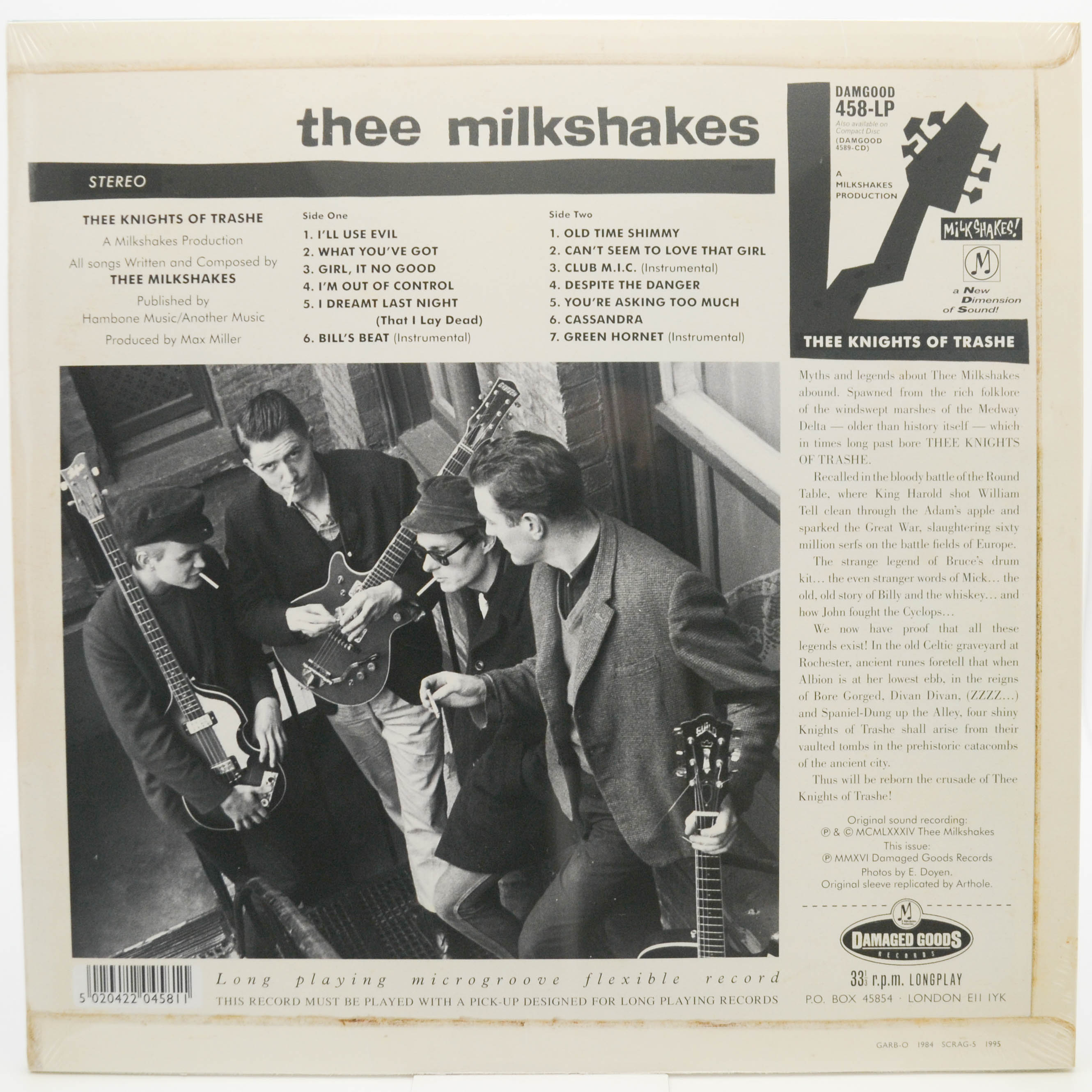 Thee Milkshakes — Thee Knights Of Trashe (UK), 1984