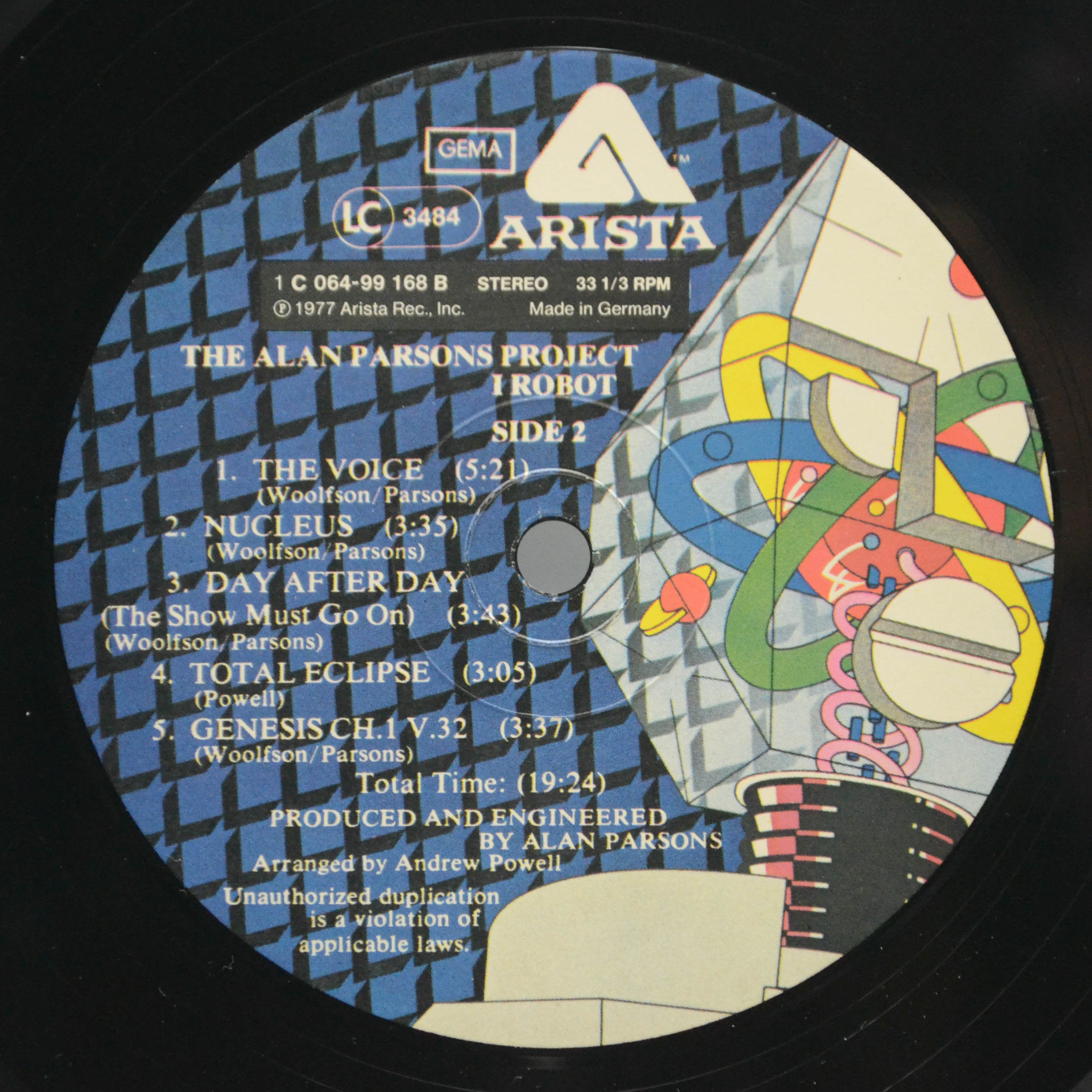 Alan Parsons Project — I Robot, 1977