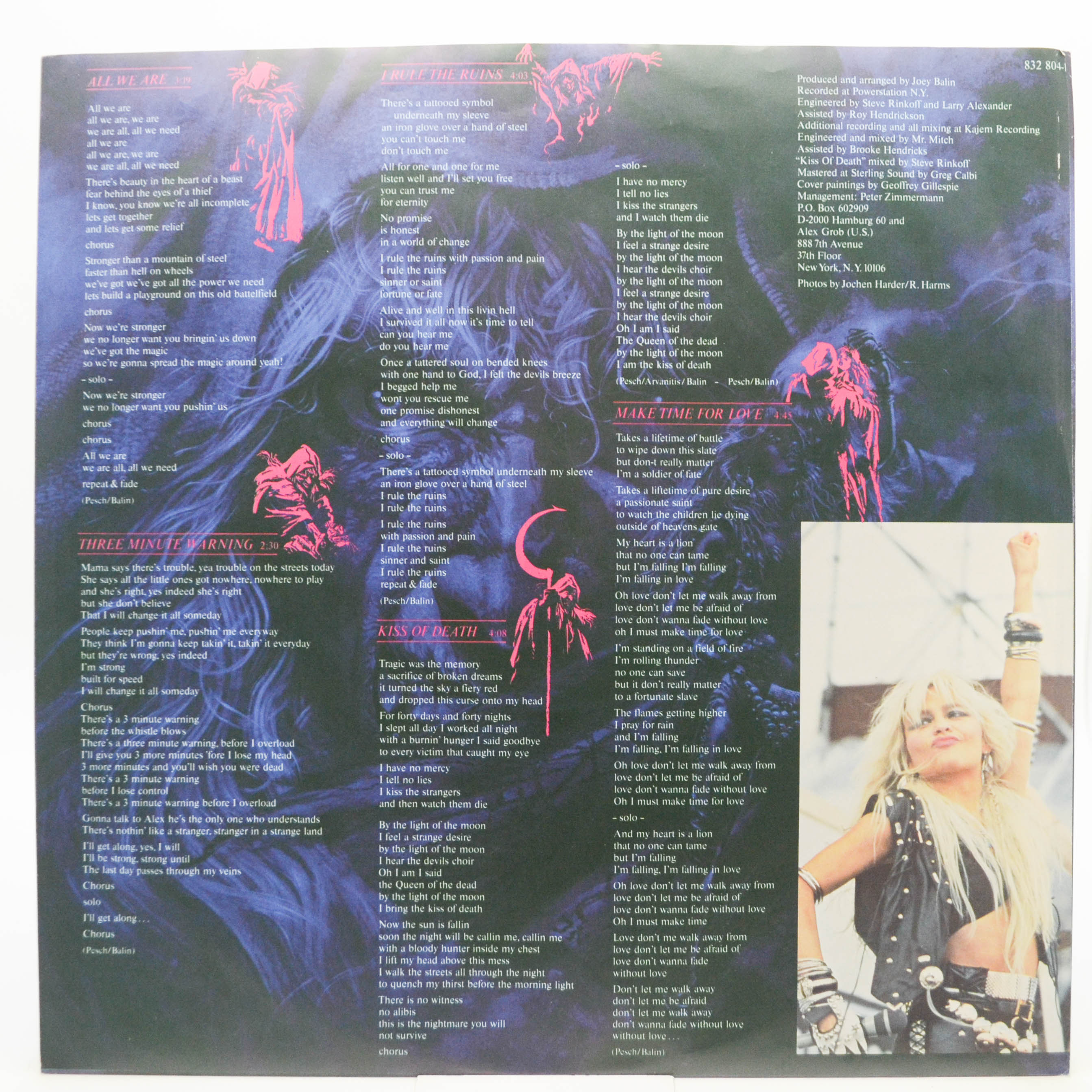 Warlock — Triumph And Agony, 1987