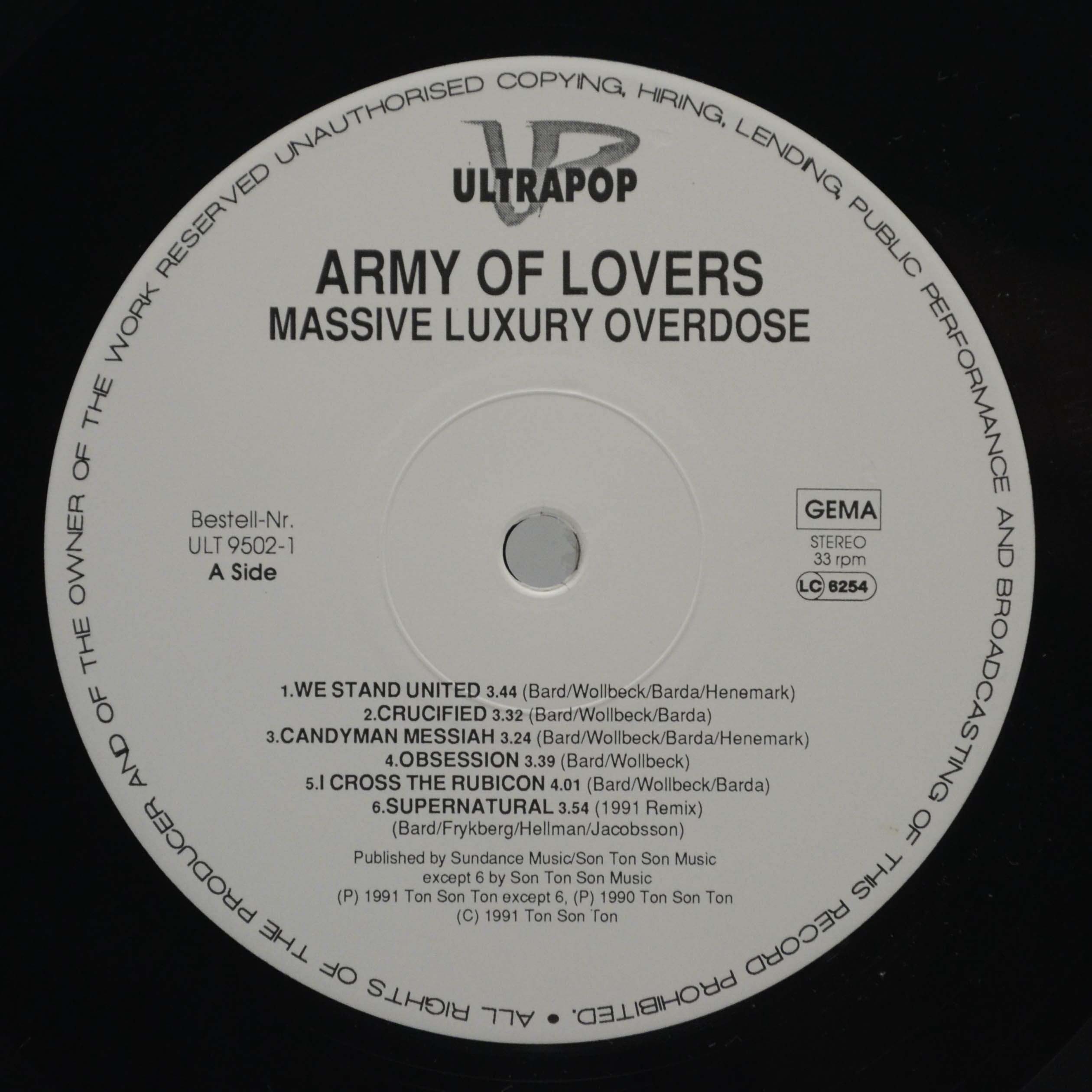 Army Of Lovers — Massive Luxury Overdose, 1991