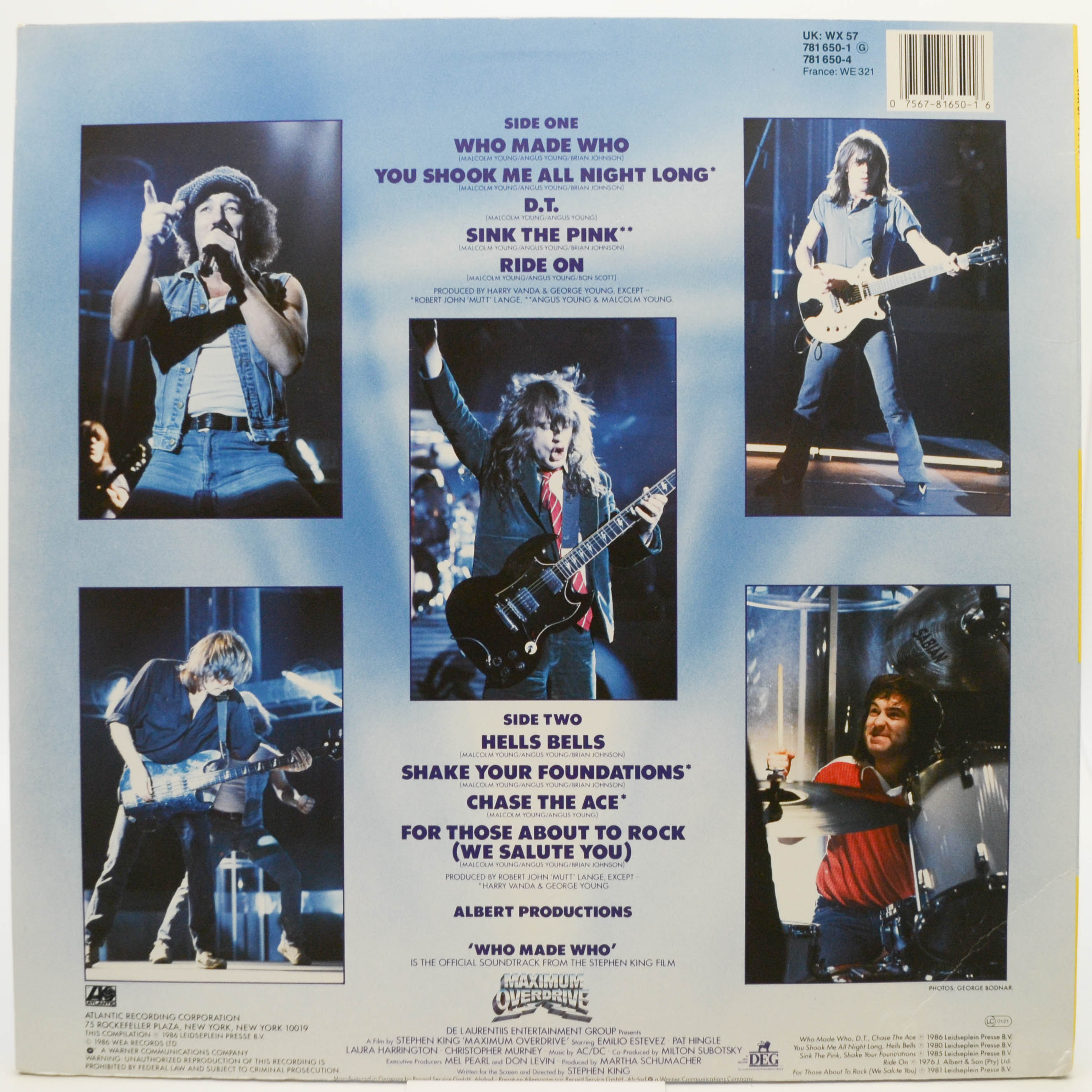 AC/DC — Who Made Who, 1986