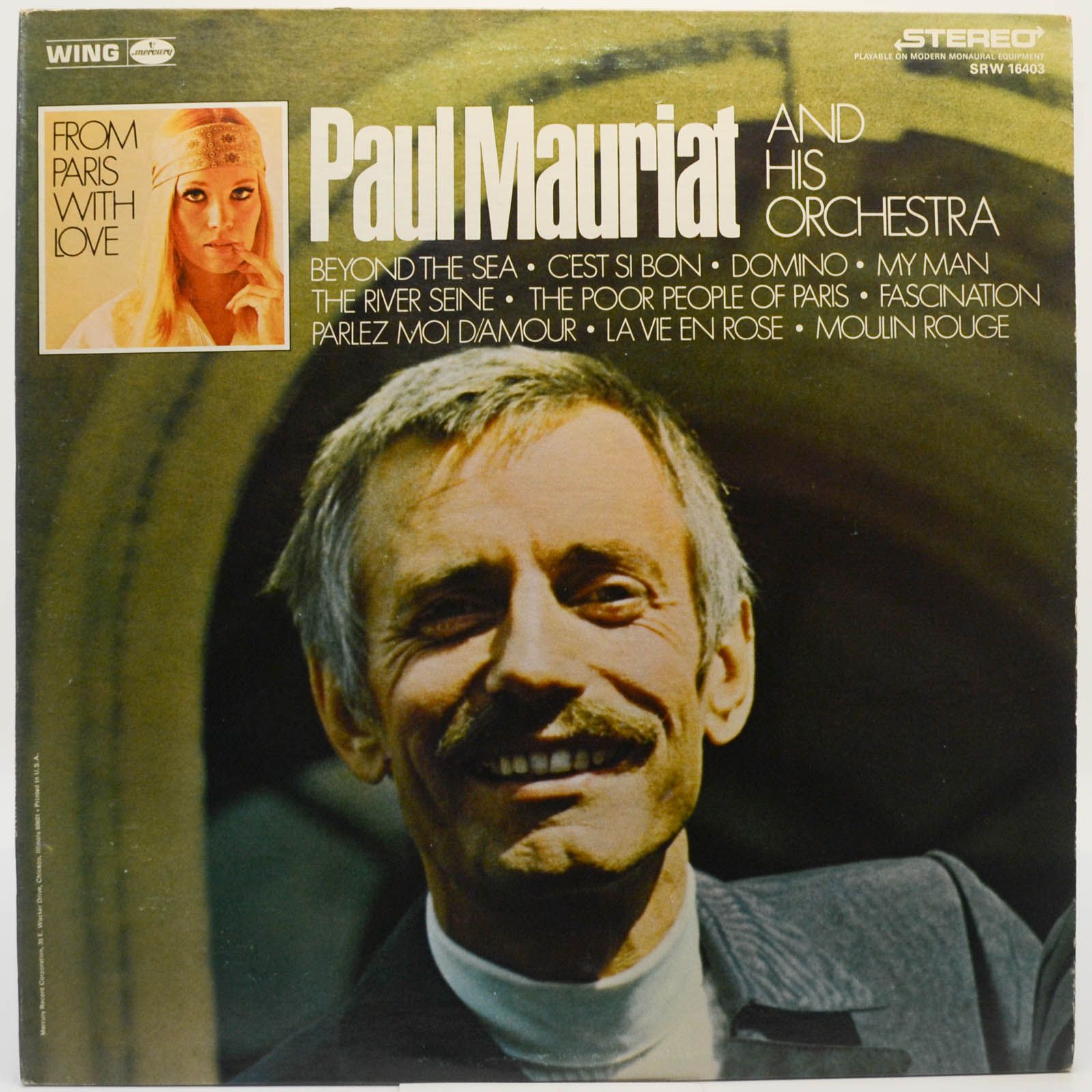 Paul Mauriat And His Orchestra — From Paris With Love (USA), 1966