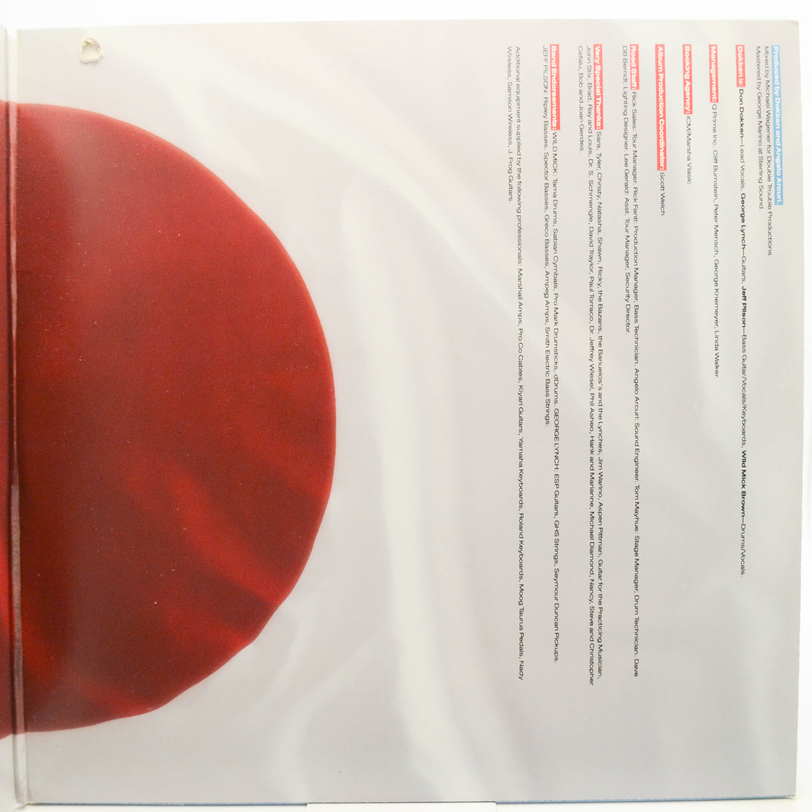 Dokken — Beast From The East (2LP), 1988