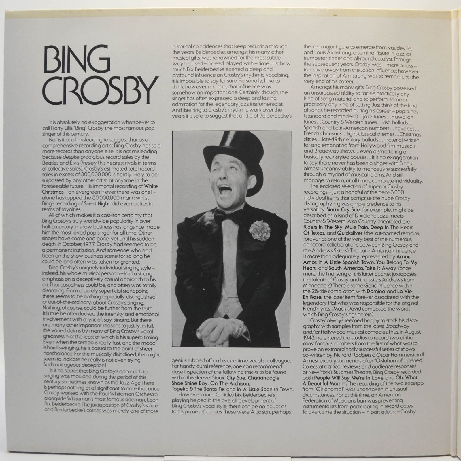 Bing Crosby — Star Gold (2LP), 1975