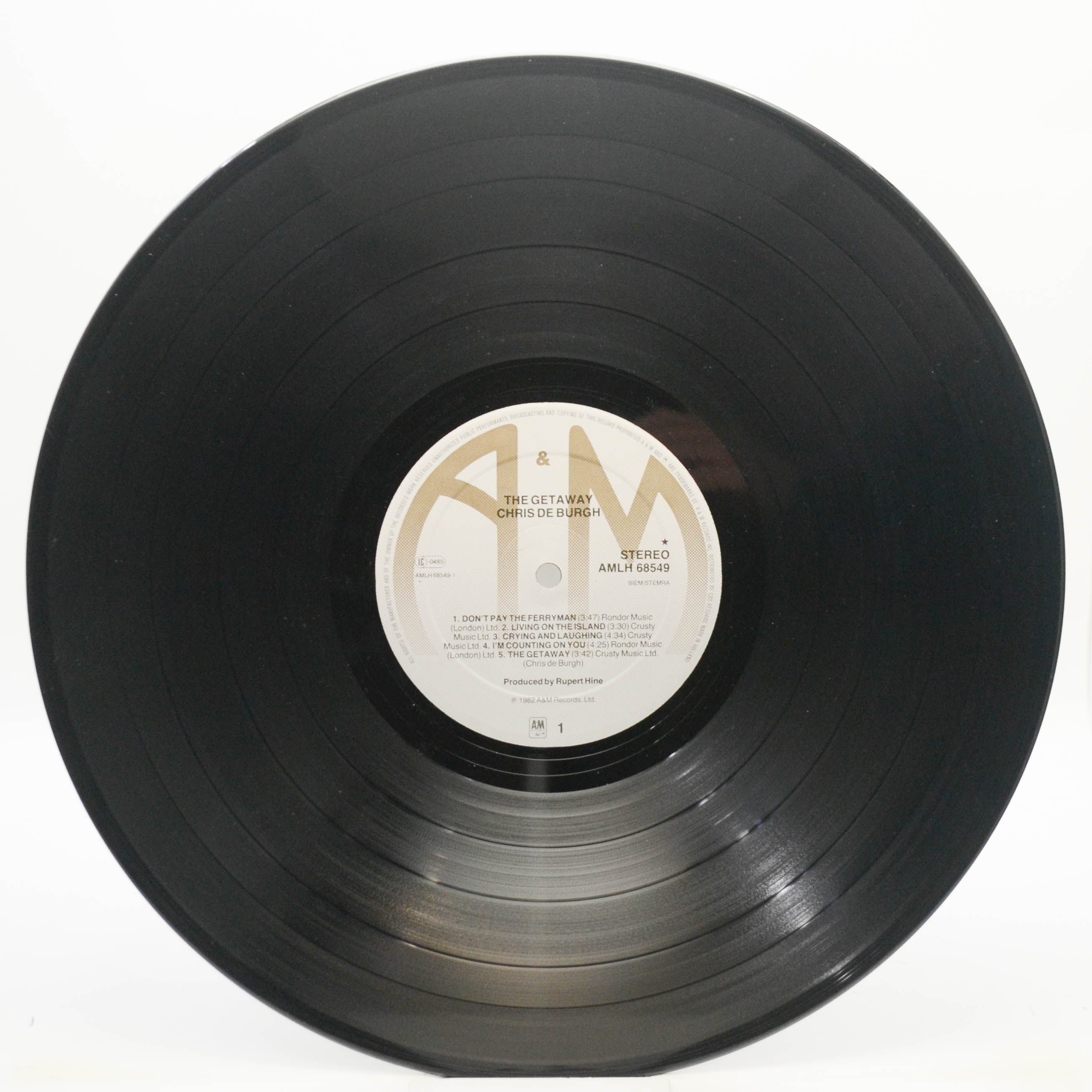 Chris de Burgh — The Getaway, 1982