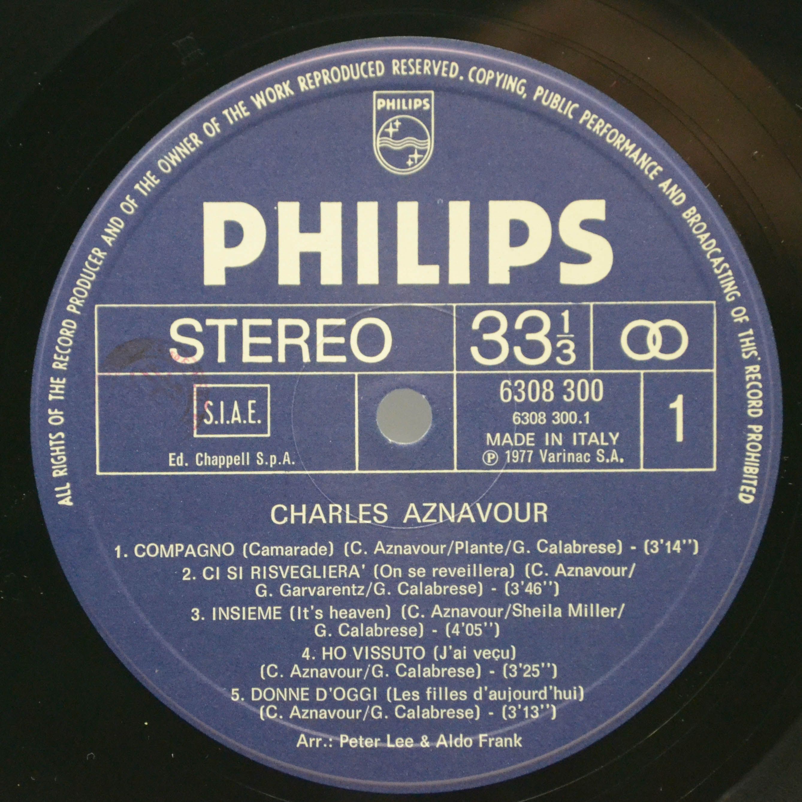 Charles Aznavour — Charles Aznavour, 1978