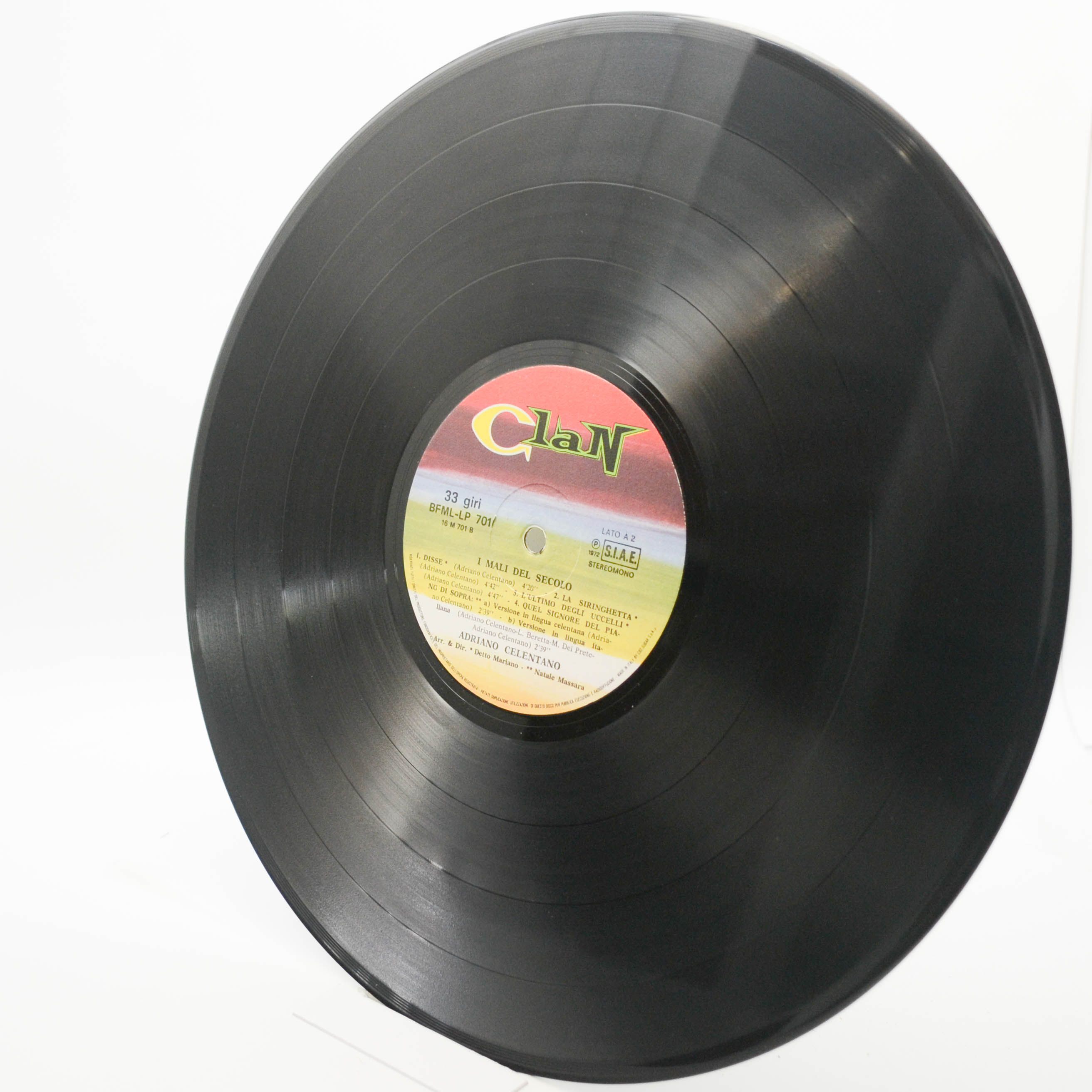 Adriano Celentano — I Mali Del Secolo (Italy, Clan), 1972