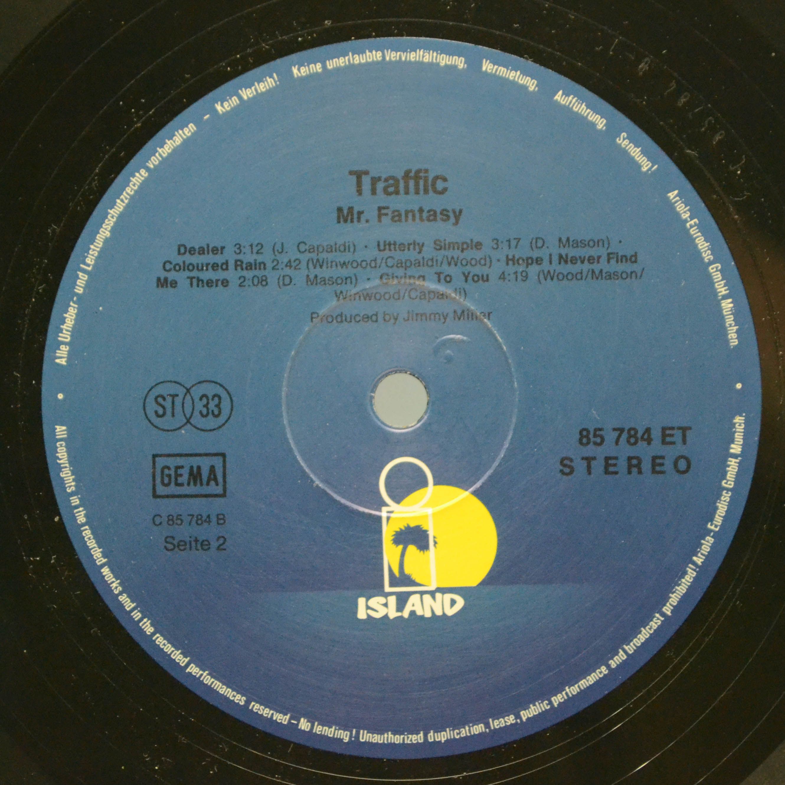 Traffic — Mr. Fantasy, 1967