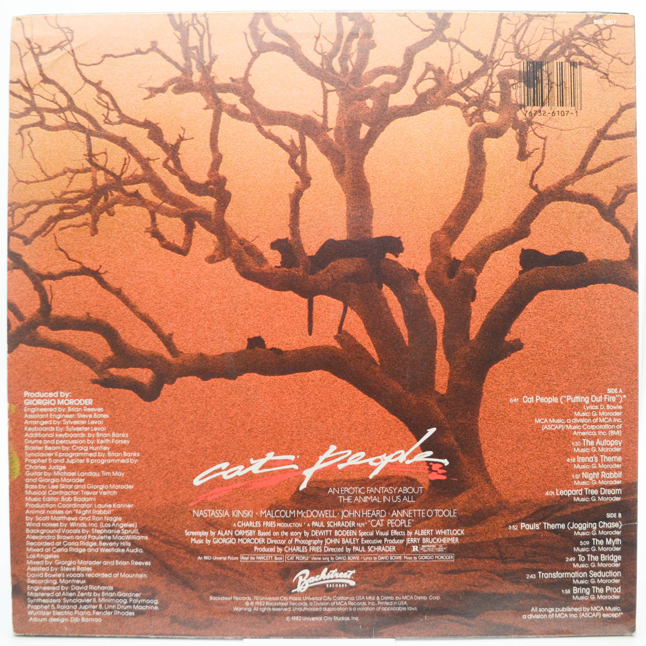 Giorgio Moroder — Cat People (Original Soundtrack), 1982