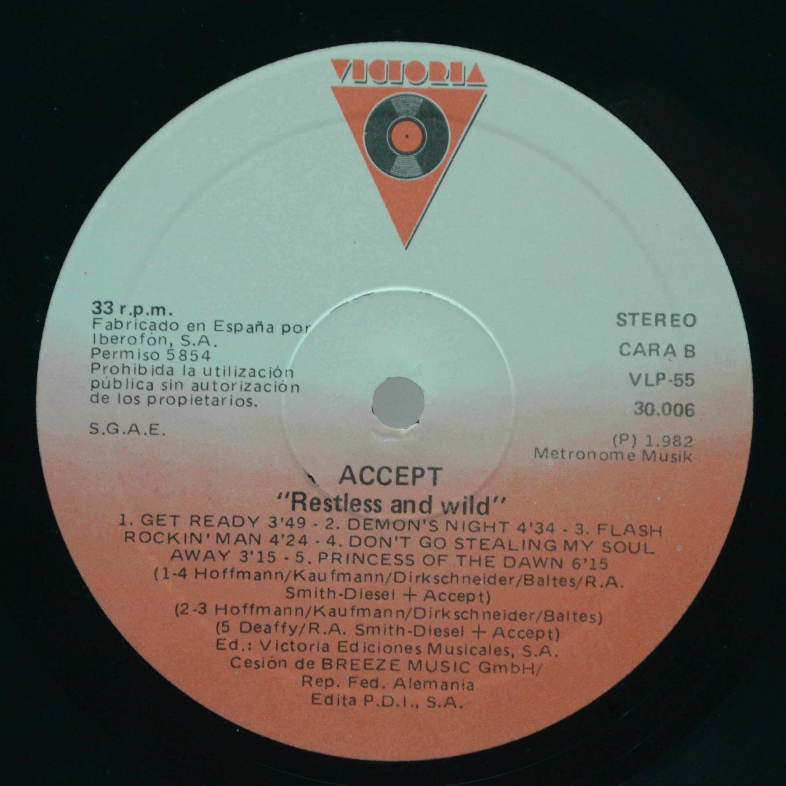 Accept — Restless And Wild, 1982