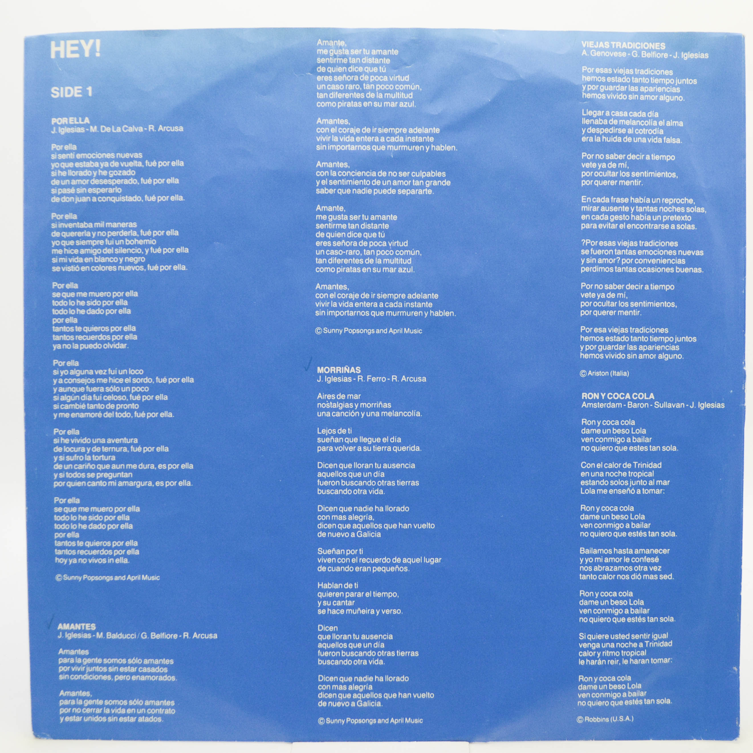 Julio Iglesias — 3 Gold Records (3LP, Box-set), 1980