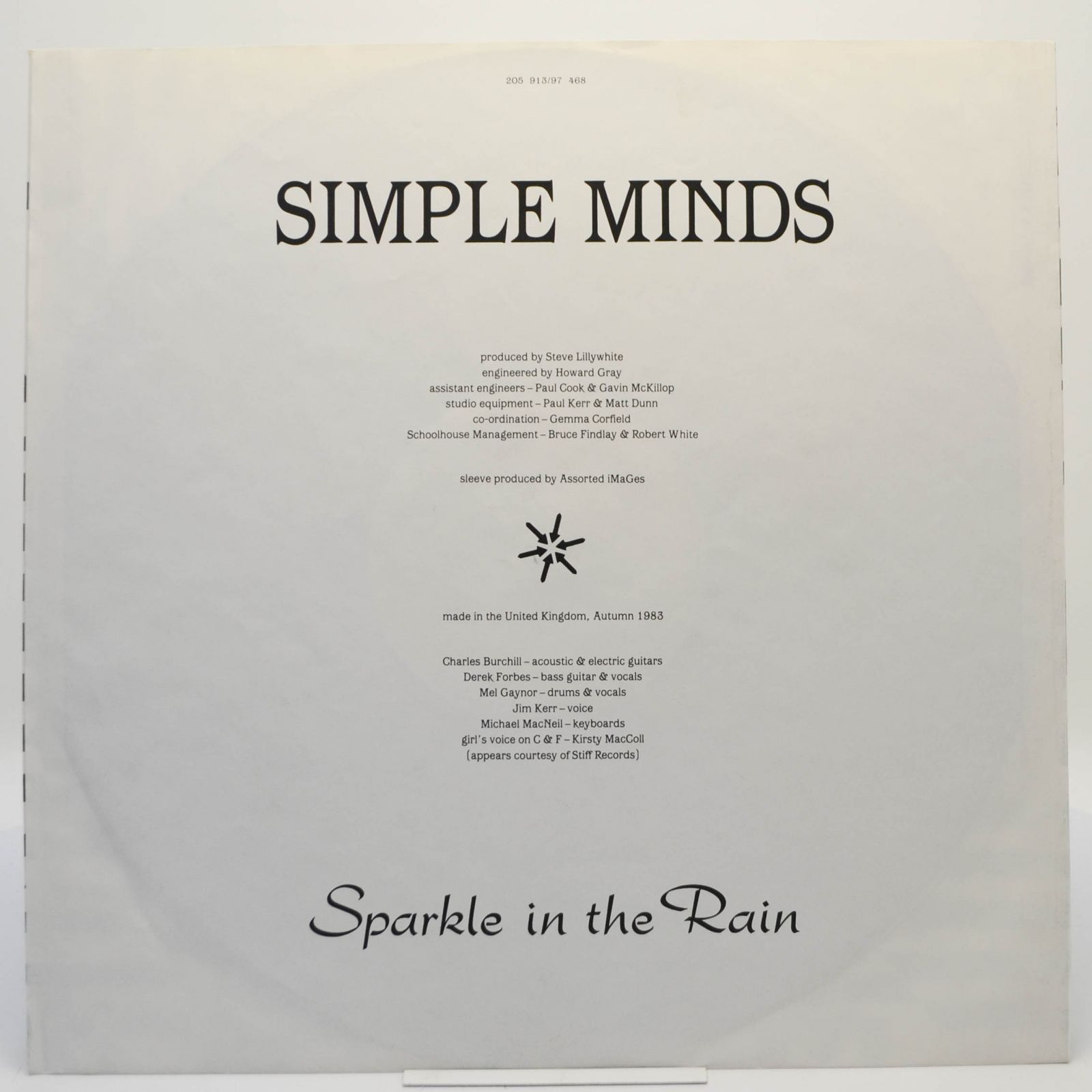 Simple Minds — Sparkle In The Rain, 1984