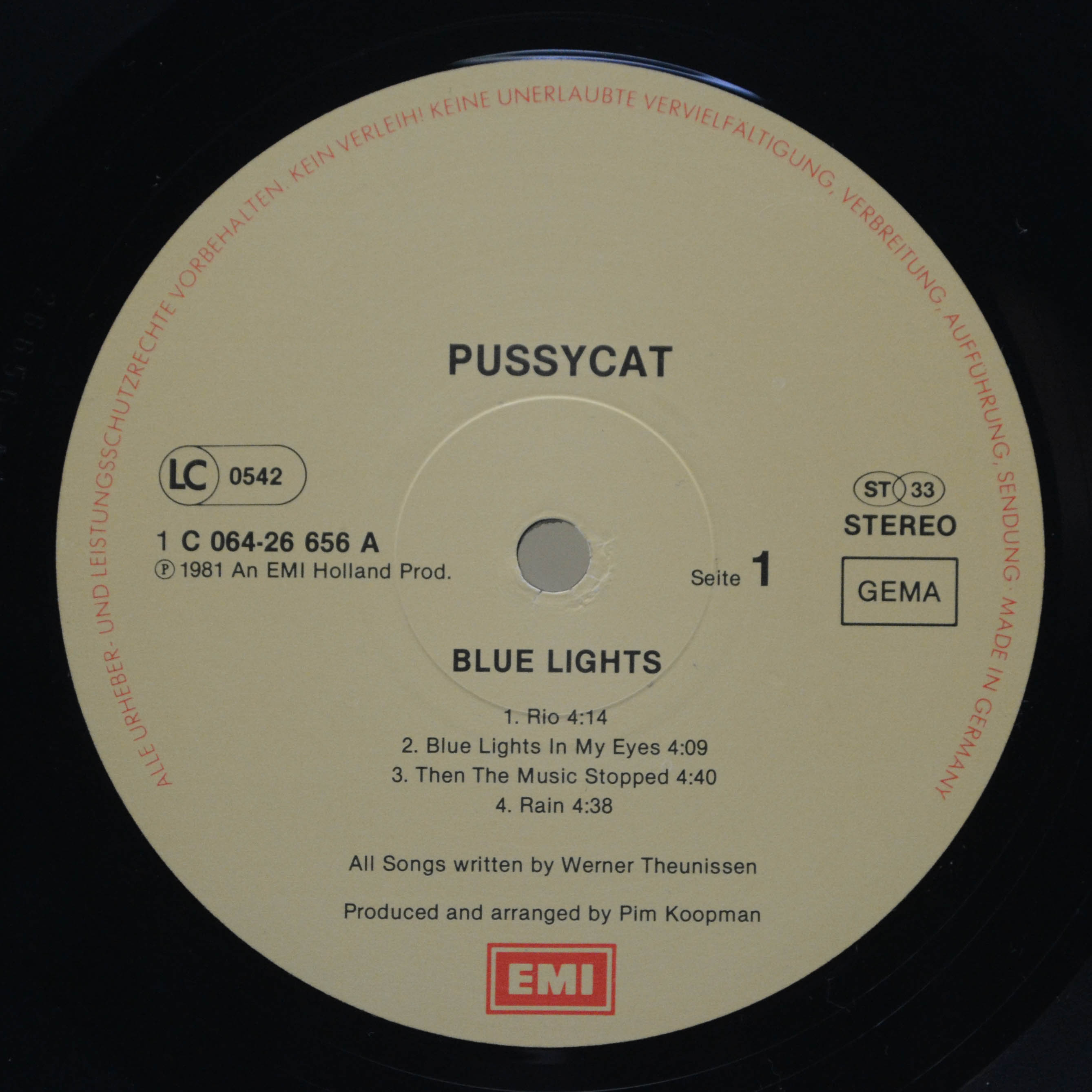 Pussycat — Blue Lights, 1981