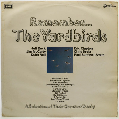 Виниловая пластинка Remember... The Yardbirds (UK), 1971