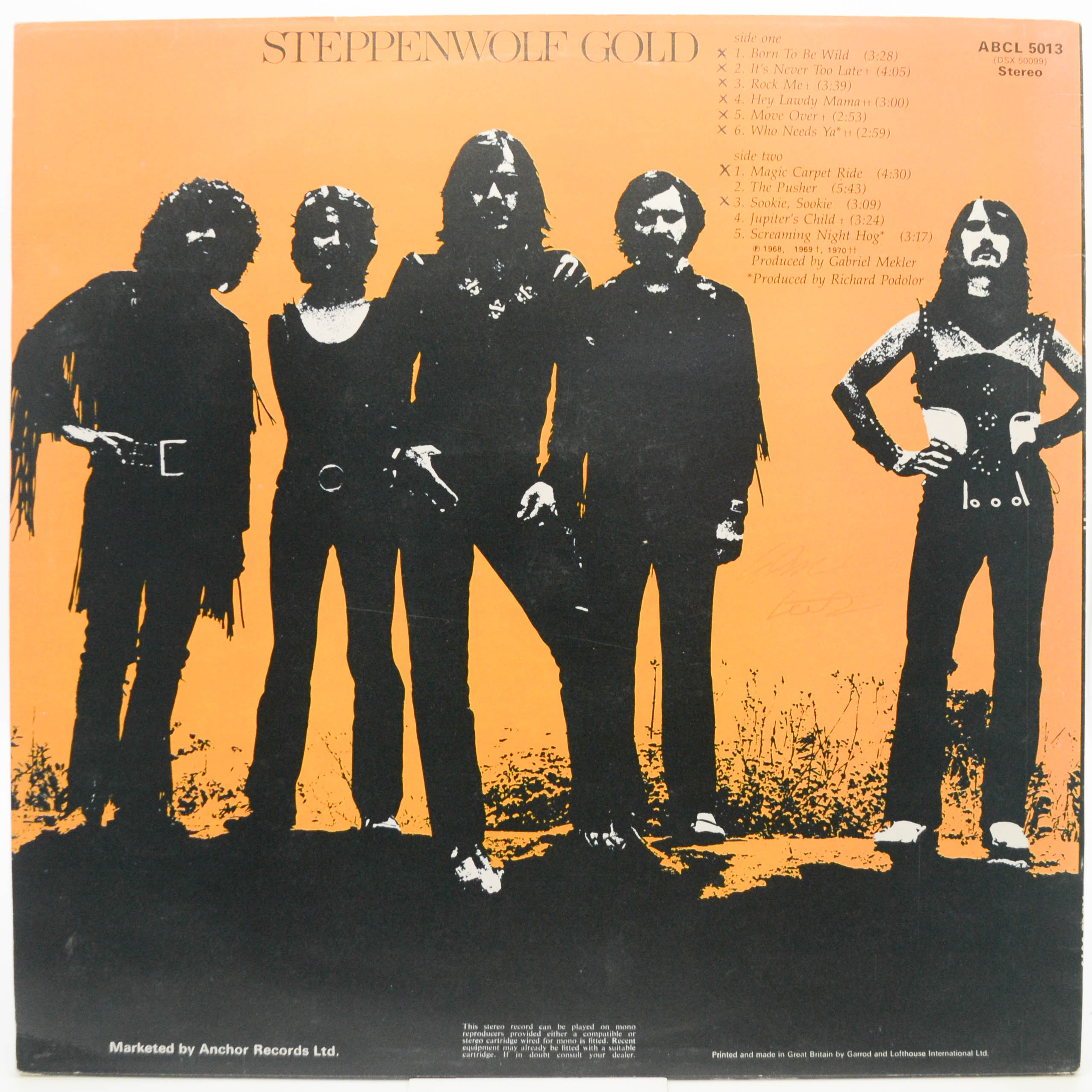 Steppenwolf — Gold (Their Great Hits) (UK), 1971