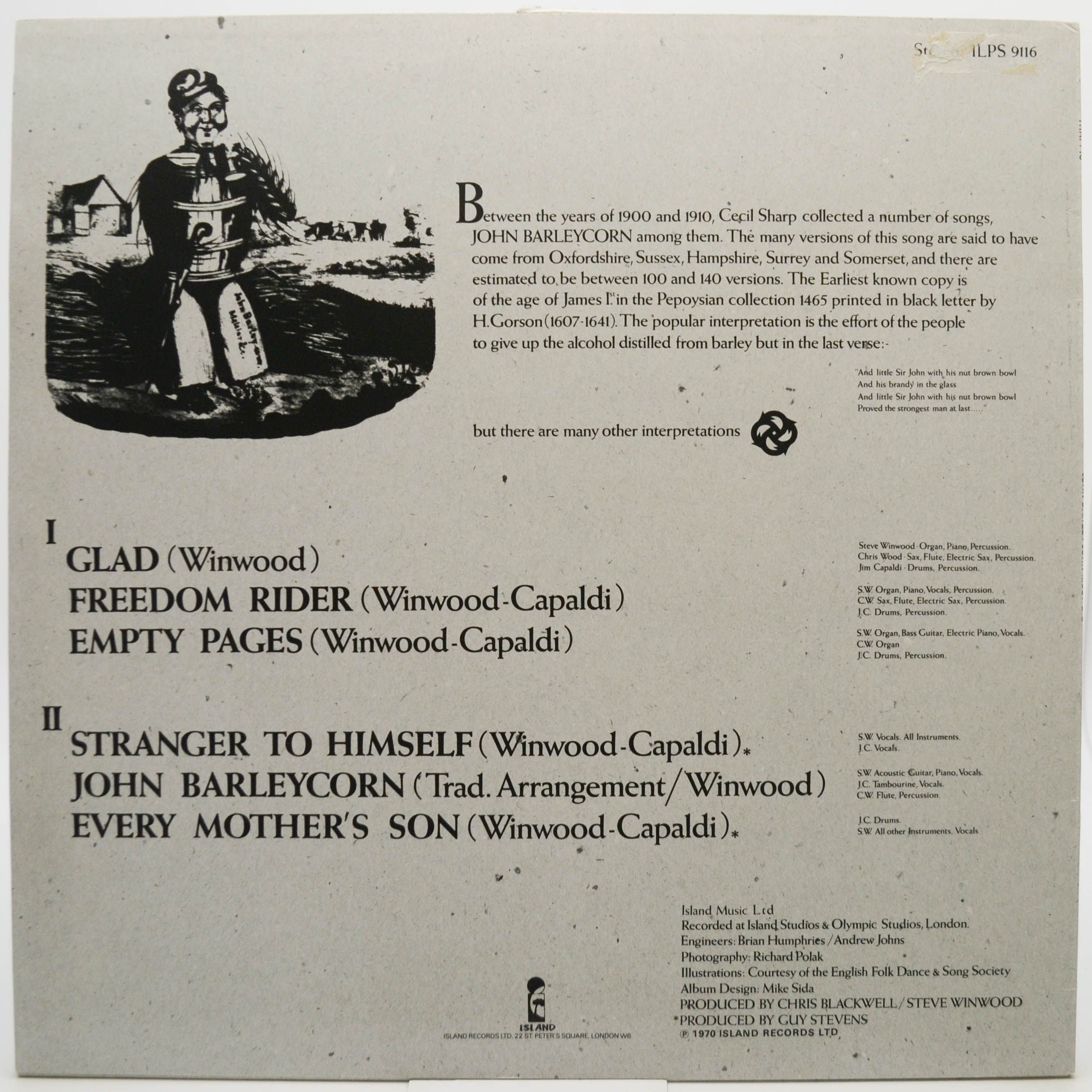 Traffic — John Barleycorn Must Die, 1970