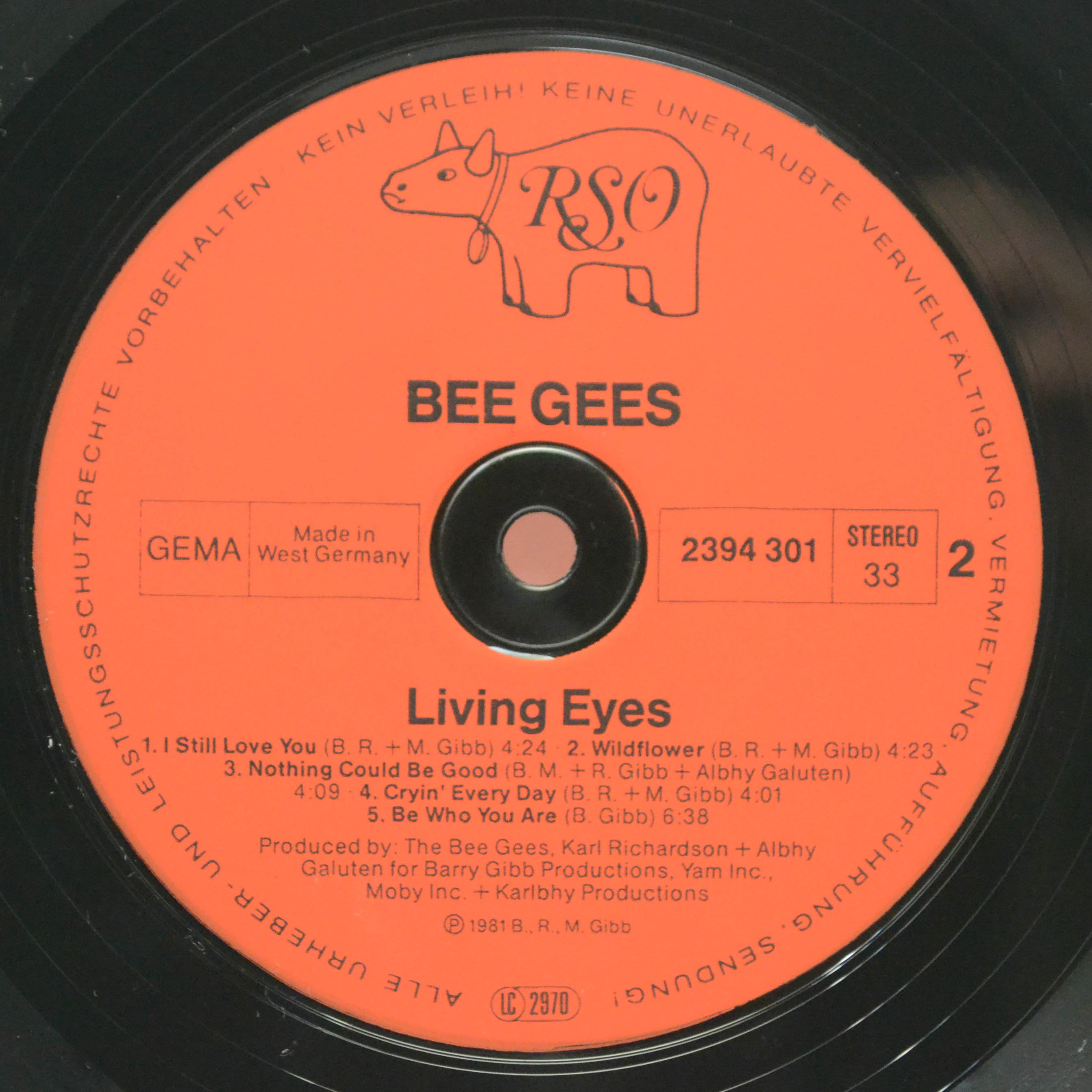 Bee Gees — Living Eyes, 1981