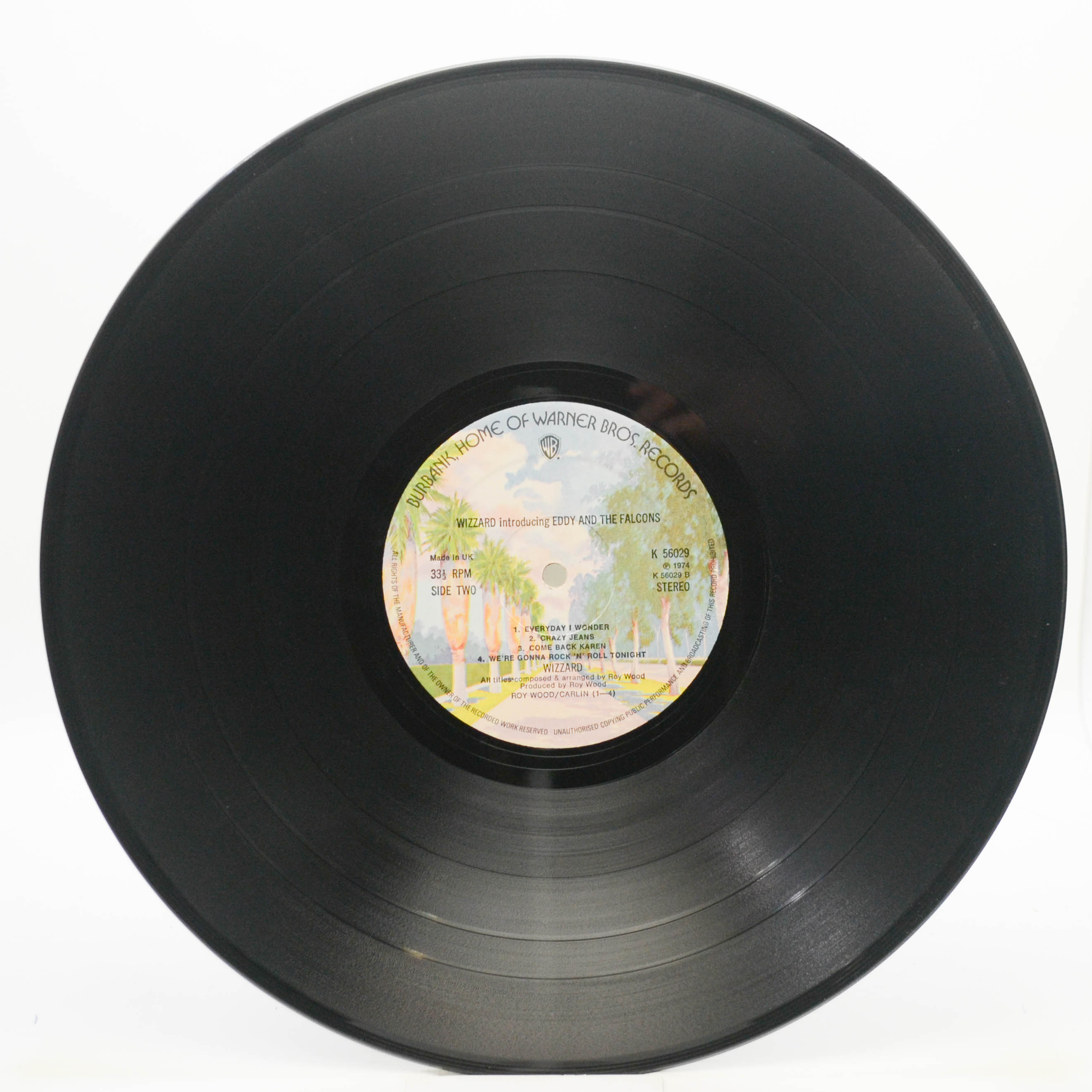 Wizzard — Introducing Eddy And The Falcons (1-st, UK, poster), 1974