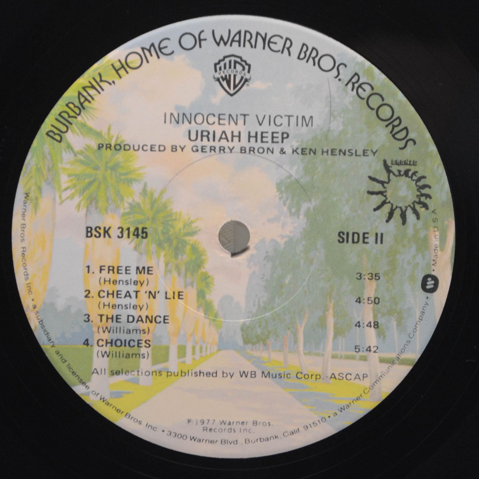 Uriah Heep — Innocent Victim (USA), 1977
