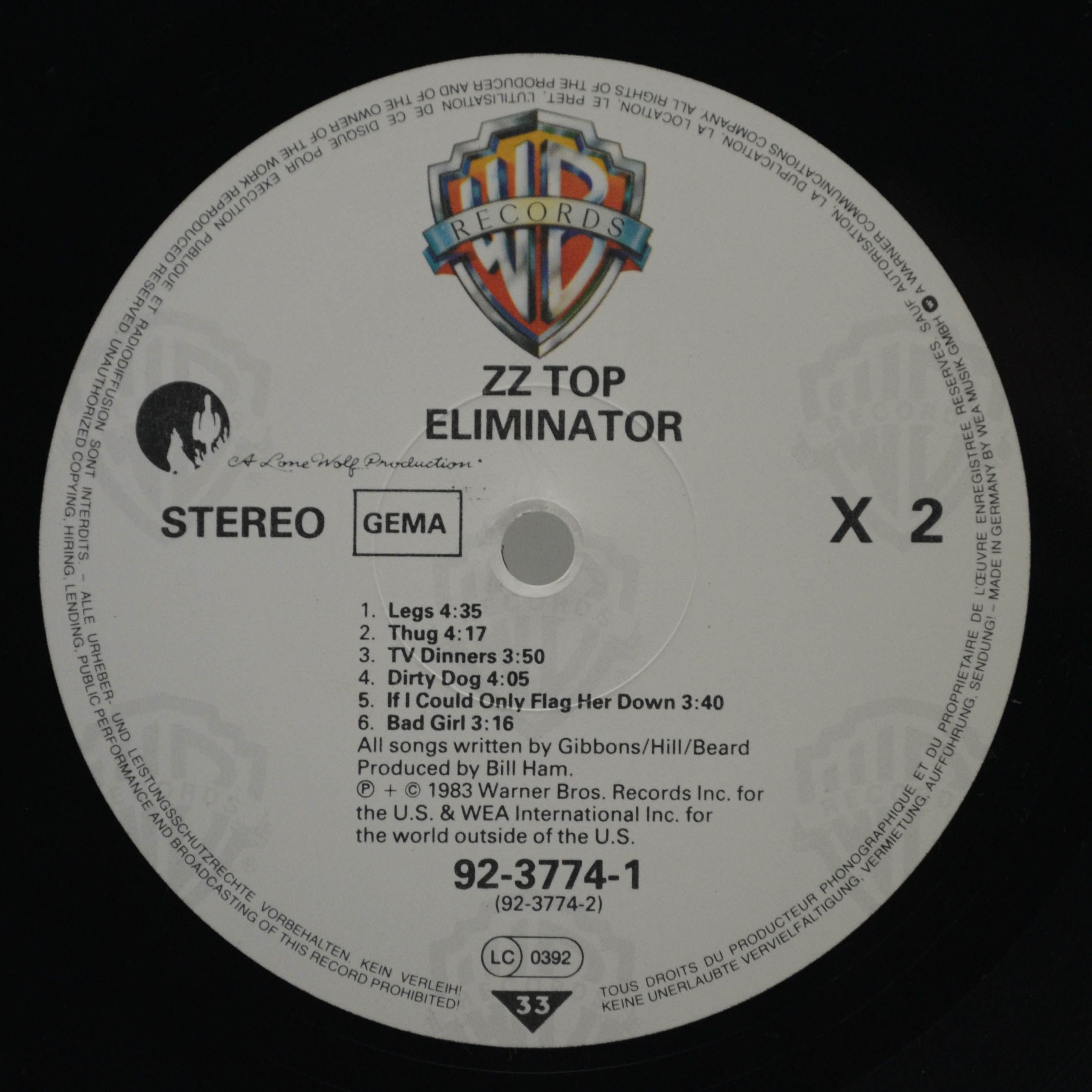ZZ Top — Eliminator, 1983