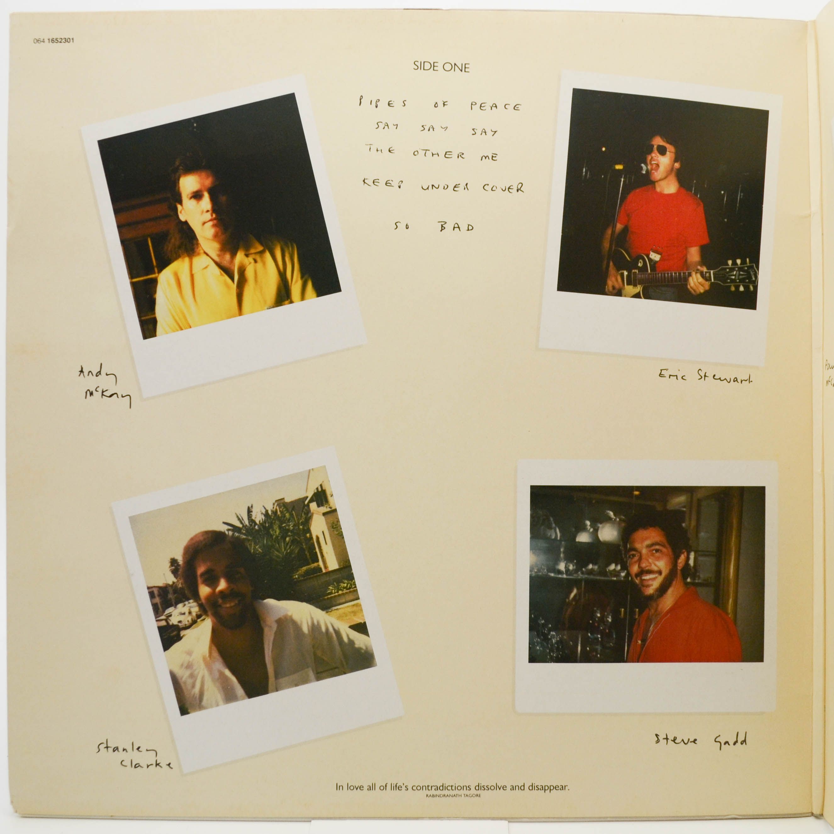 Paul McCartney — Pipes Of Peace, 1983