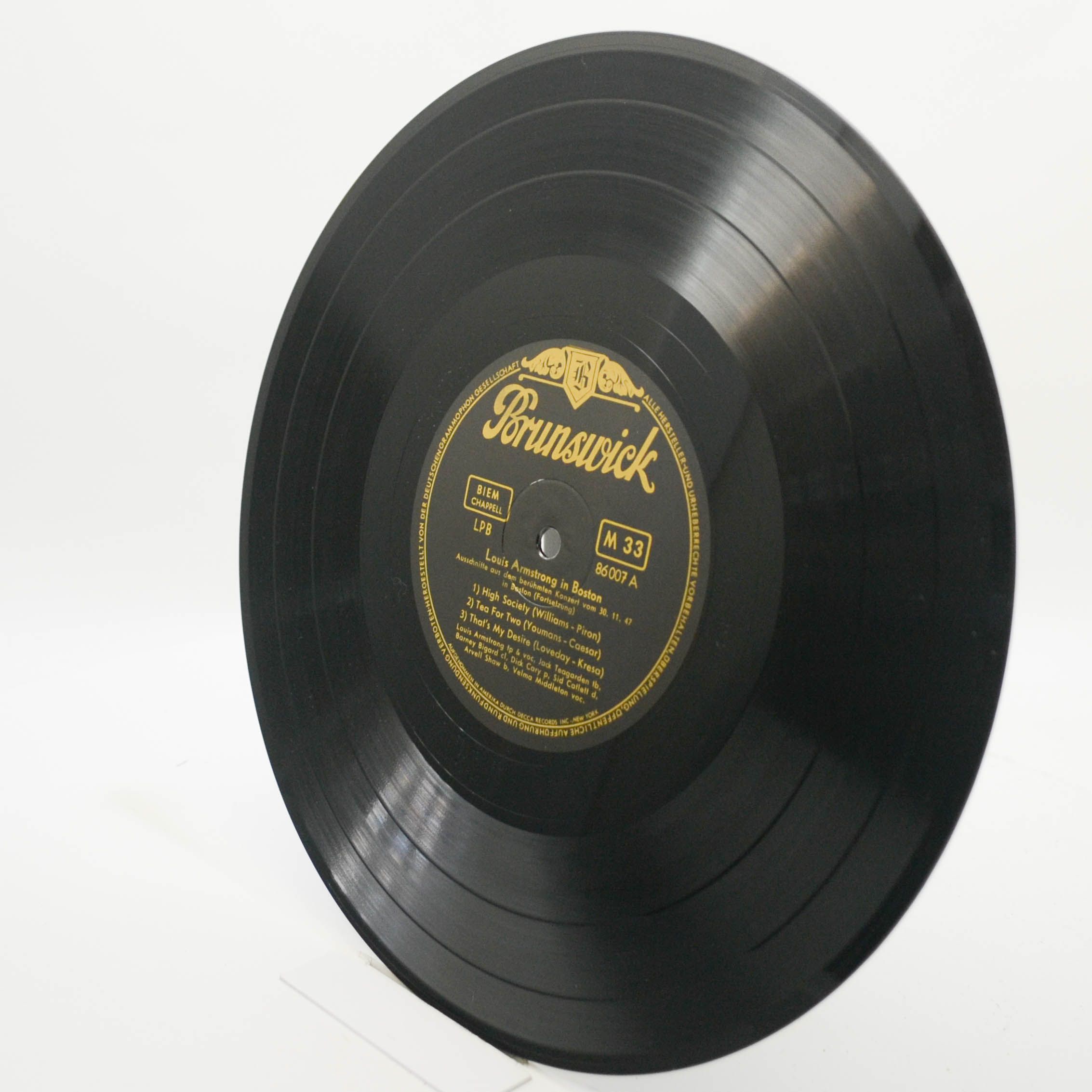 Louis Armstrong — Louis Armstrong Boston Concert Volume 2 (10"), 1952