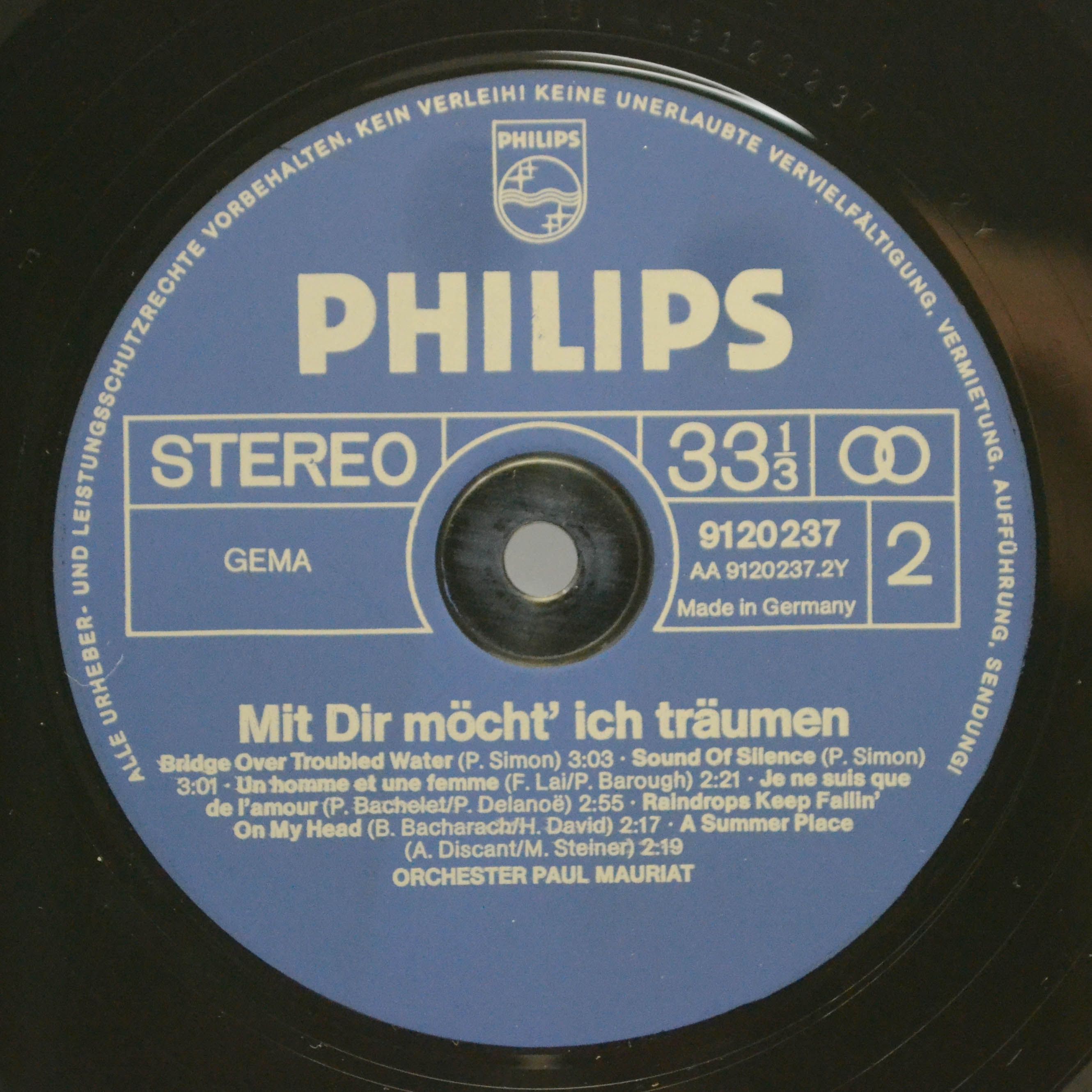 Paul Mauriat — Mit Dir Möcht' Ich Träumen, 1978