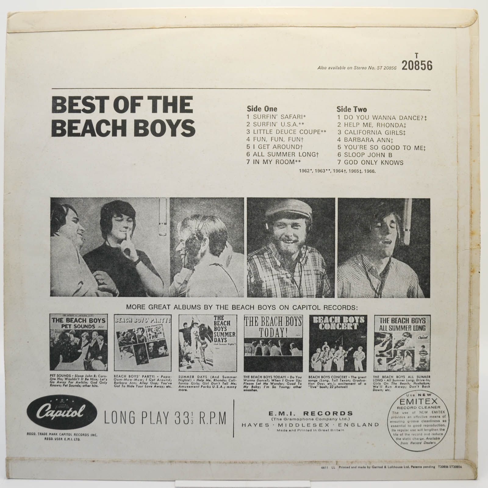 Beach Boys — Best Of The Beach Boys (UK), 1966