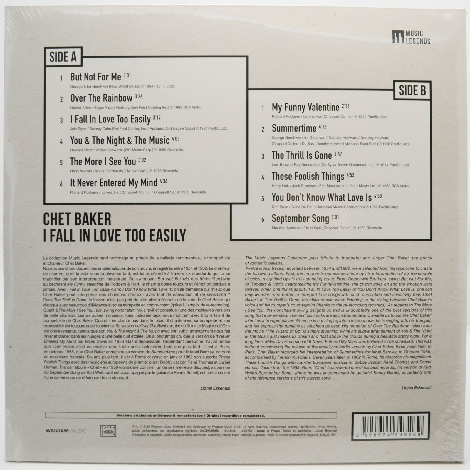 Chet Baker — I Fall In Love Too Easily, 2023