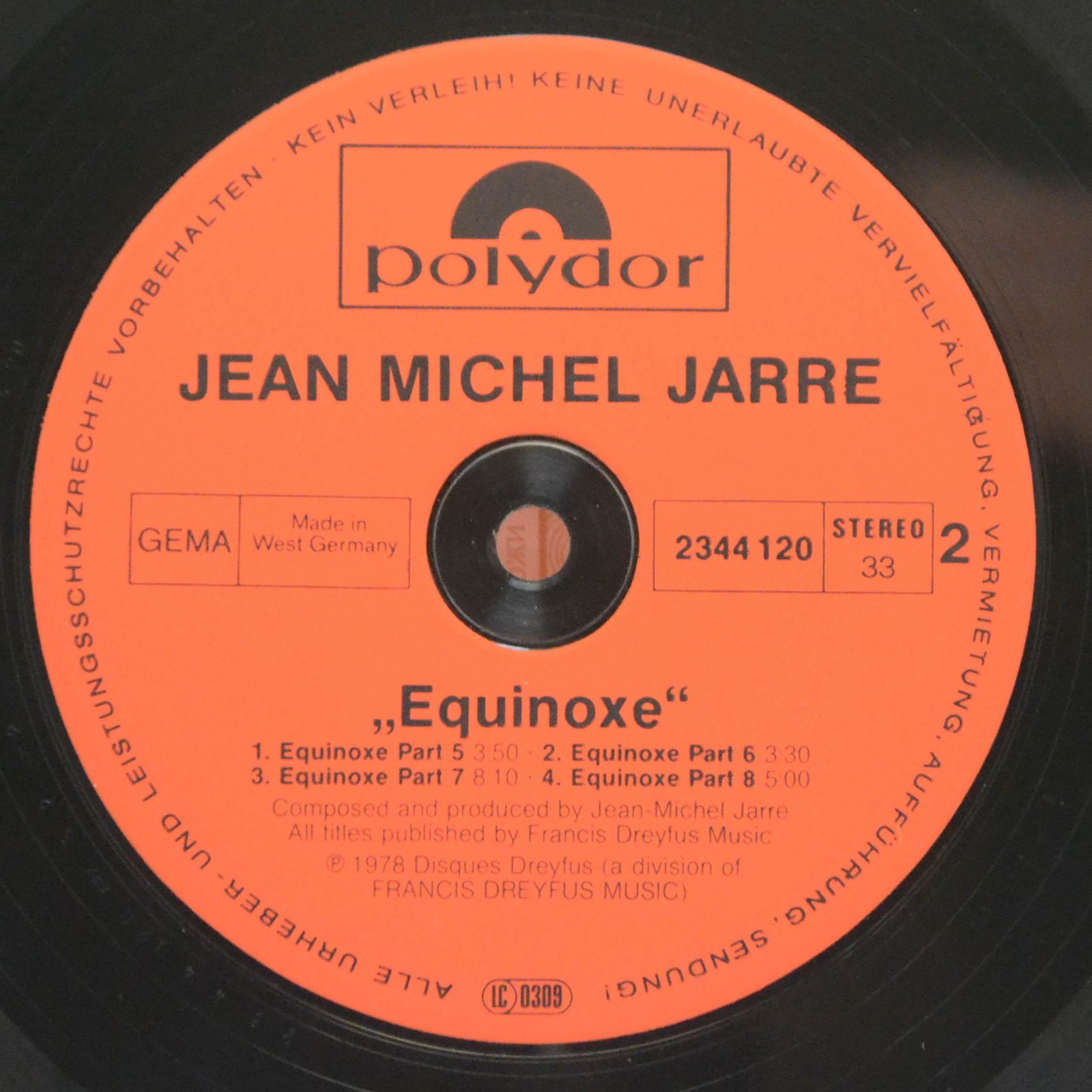 Jean Michel Jarre — Equinoxe, 1978