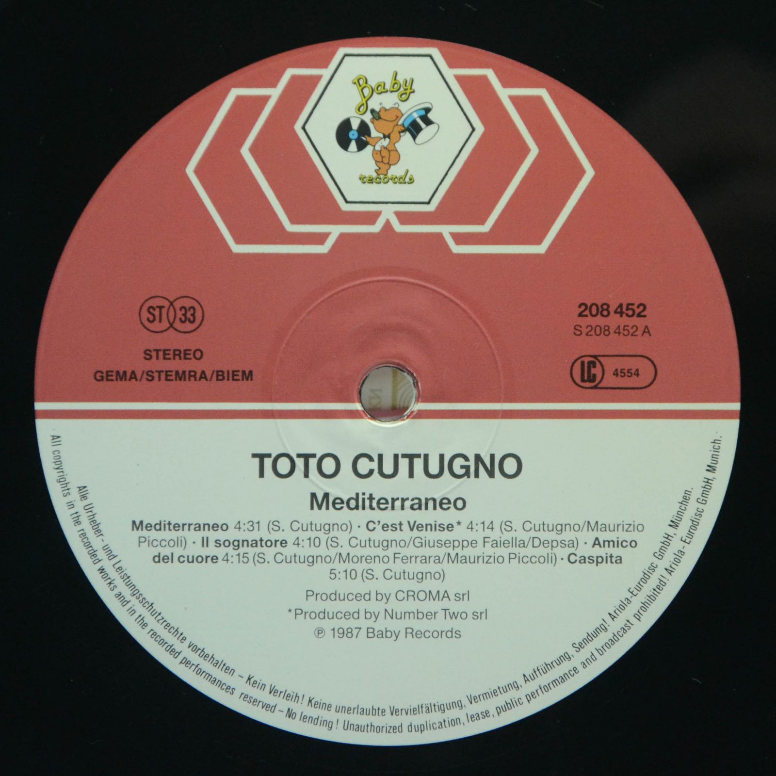 Toto Cutugno — Mediterraneo, 1987