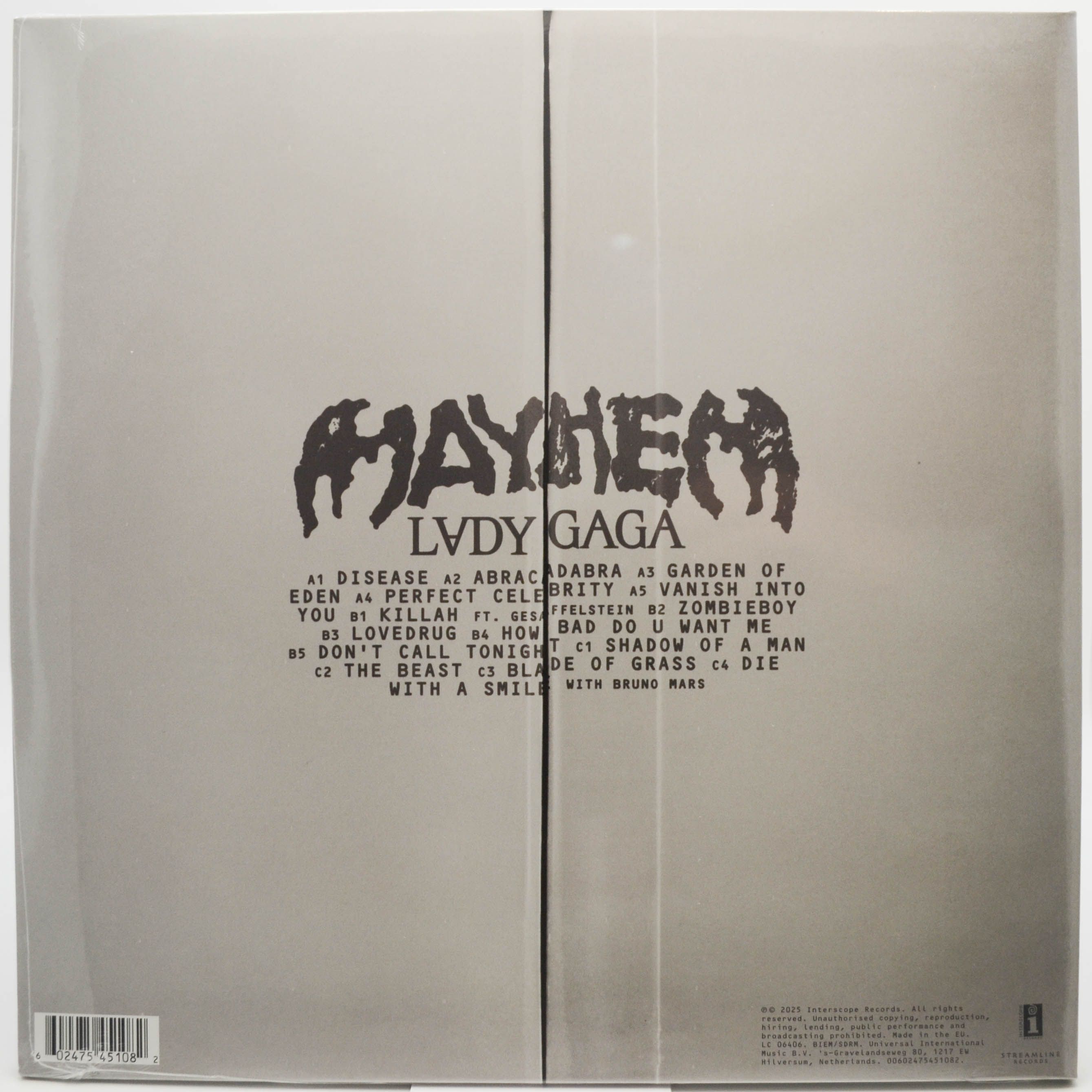 Lady Gaga — Mayhem (2LP), 2025