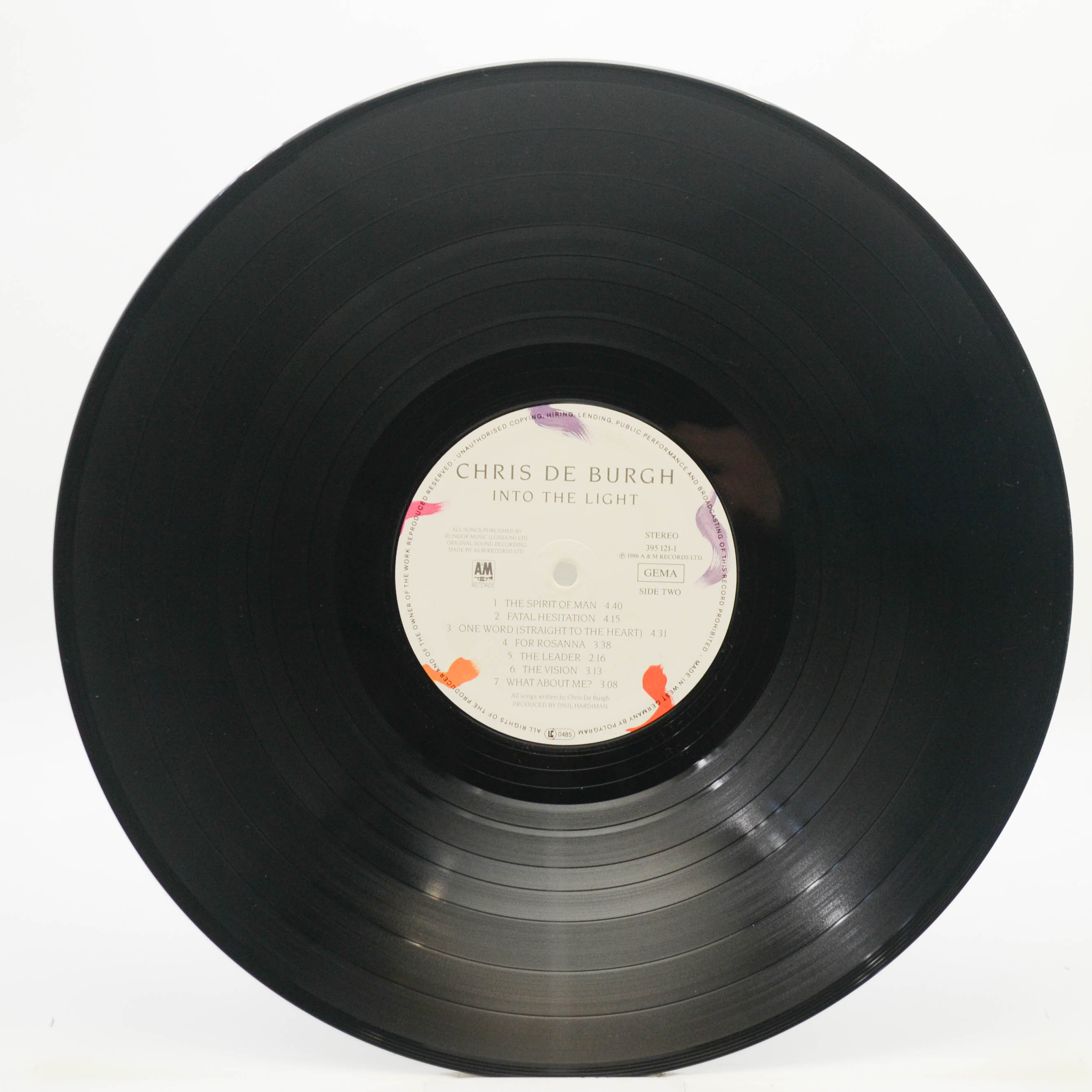 Chris de Burgh — Into The Light, 1986