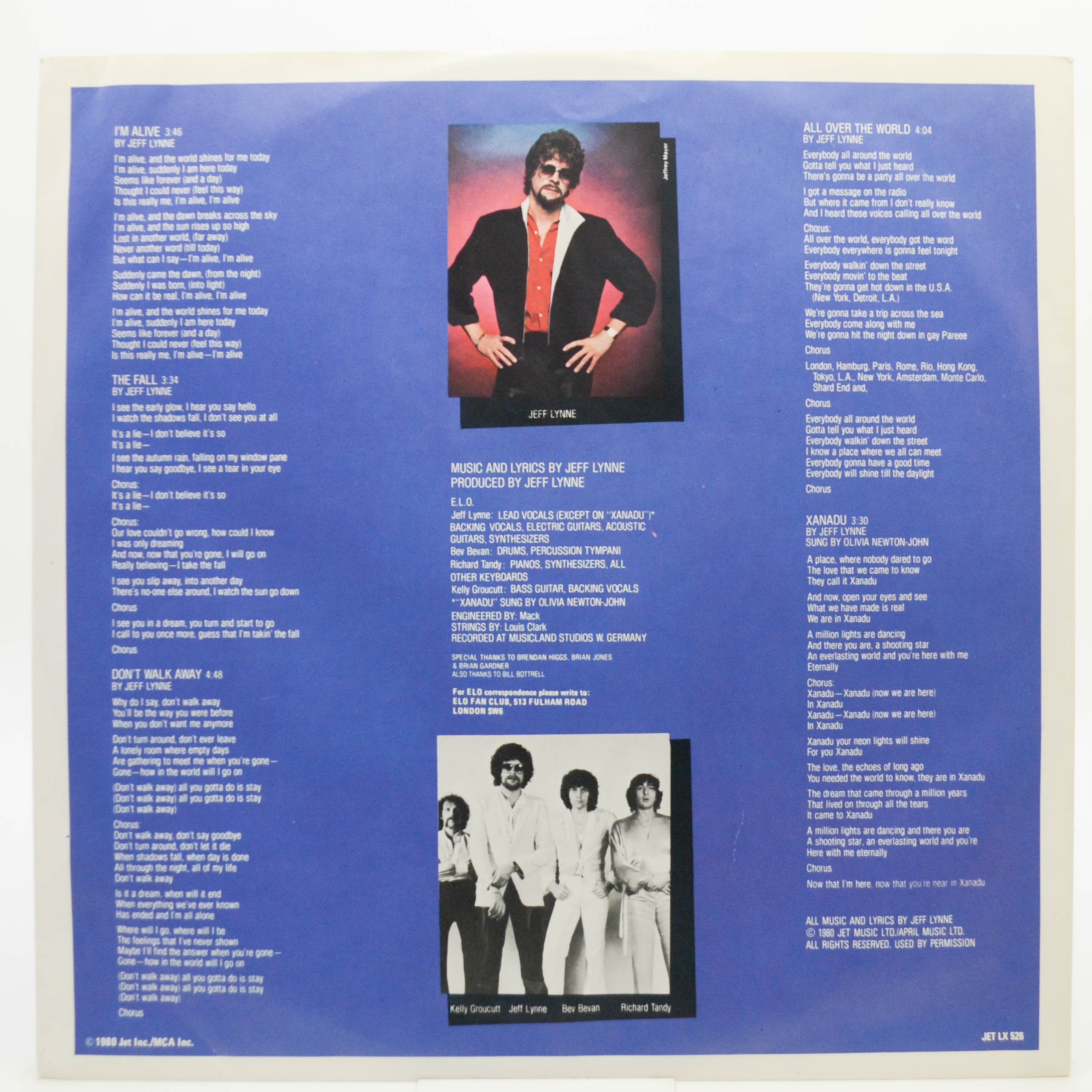 Electric Light Orchestra / Olivia Newton-John — Xanadu (From The Original Motion Picture Soundtrack), 1980