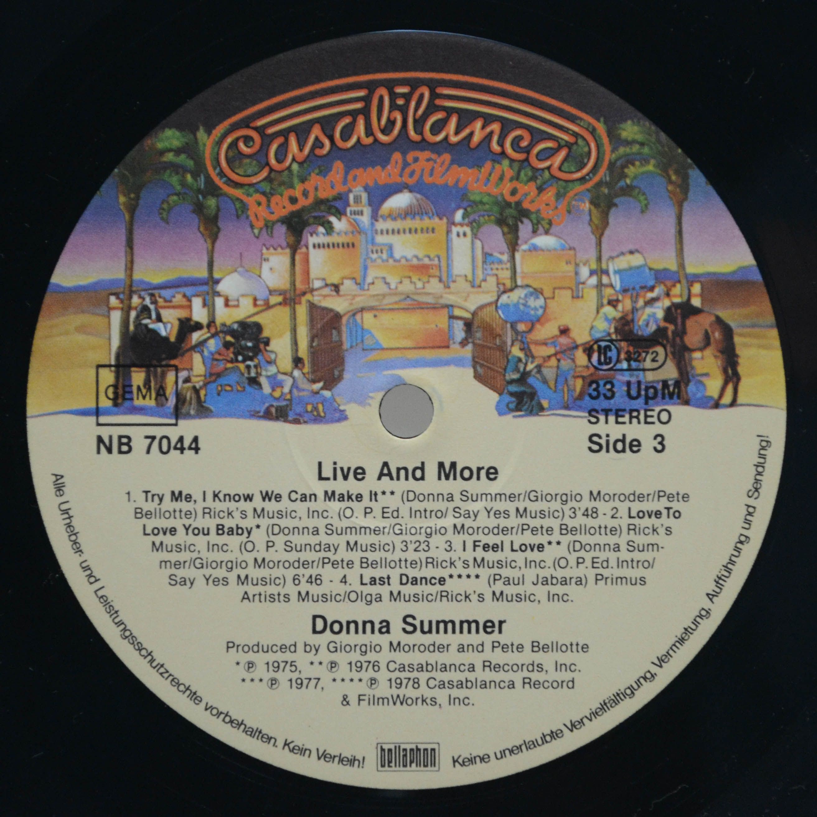 Donna Summer — Live And More (2LP), 1978