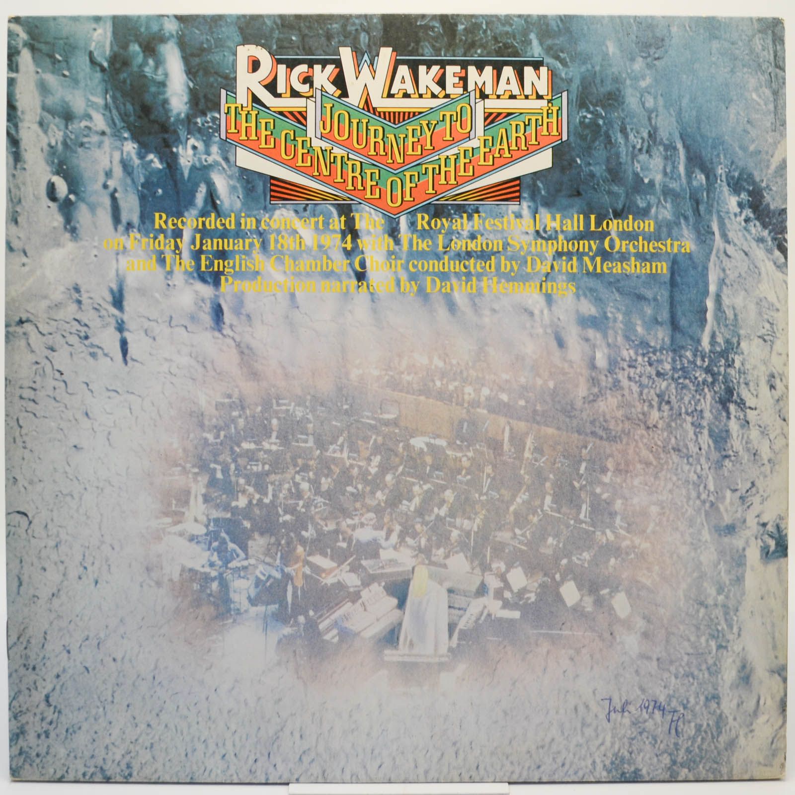 Rick Wakeman With The London Symphony Orchestra And The English Chamber Choir — Journey To The Centre Of The Earth, 1974